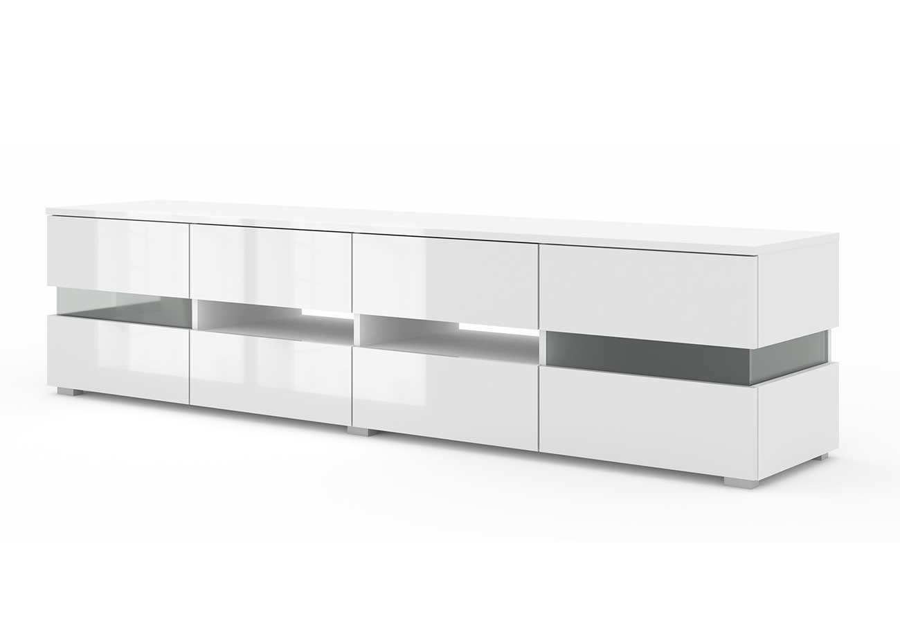 Tv-taso Viber 186cm valkoinen