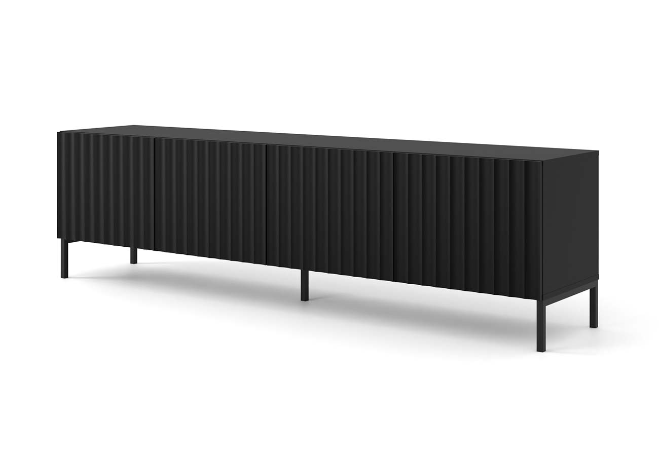 Tv-taso Wave 4D 200cm matta musta