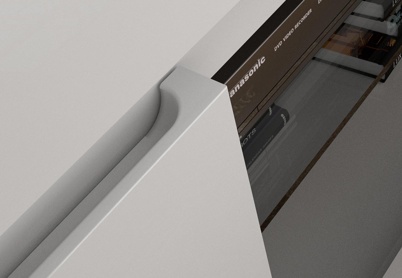 Lipasto Bianco 2 Valkoinen 105cm