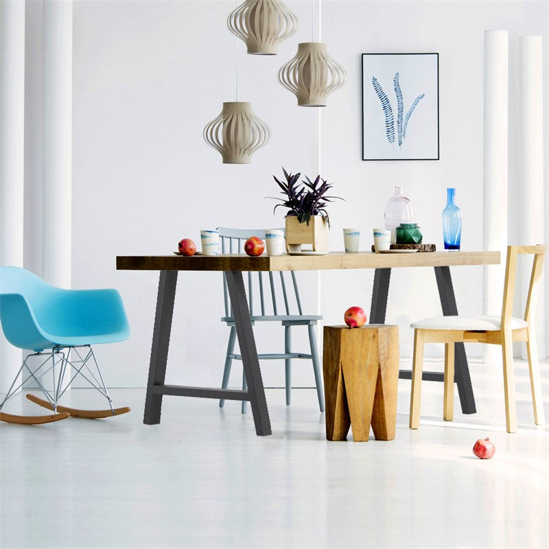 Metallinen pöydänjalka Tumman Harmaa A 70cm