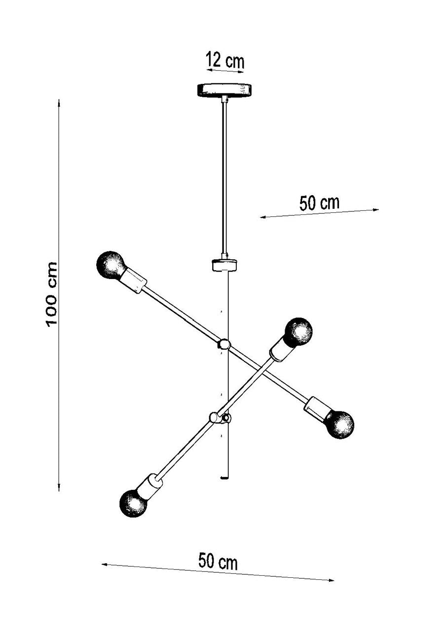 Riippuvalaisin Concept 4 Mitat