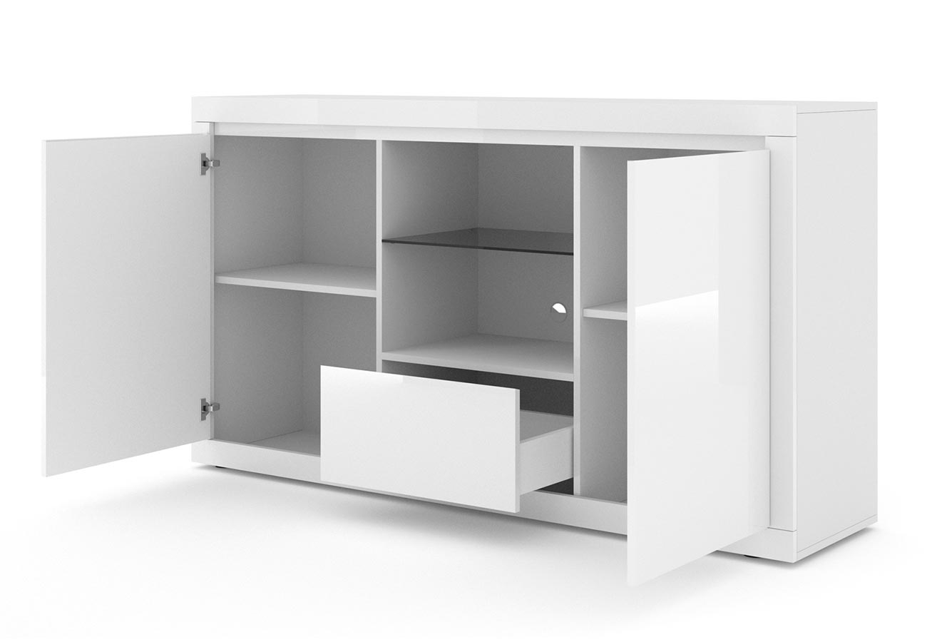Vitriini Bianco 6 Valkoinen 150cm