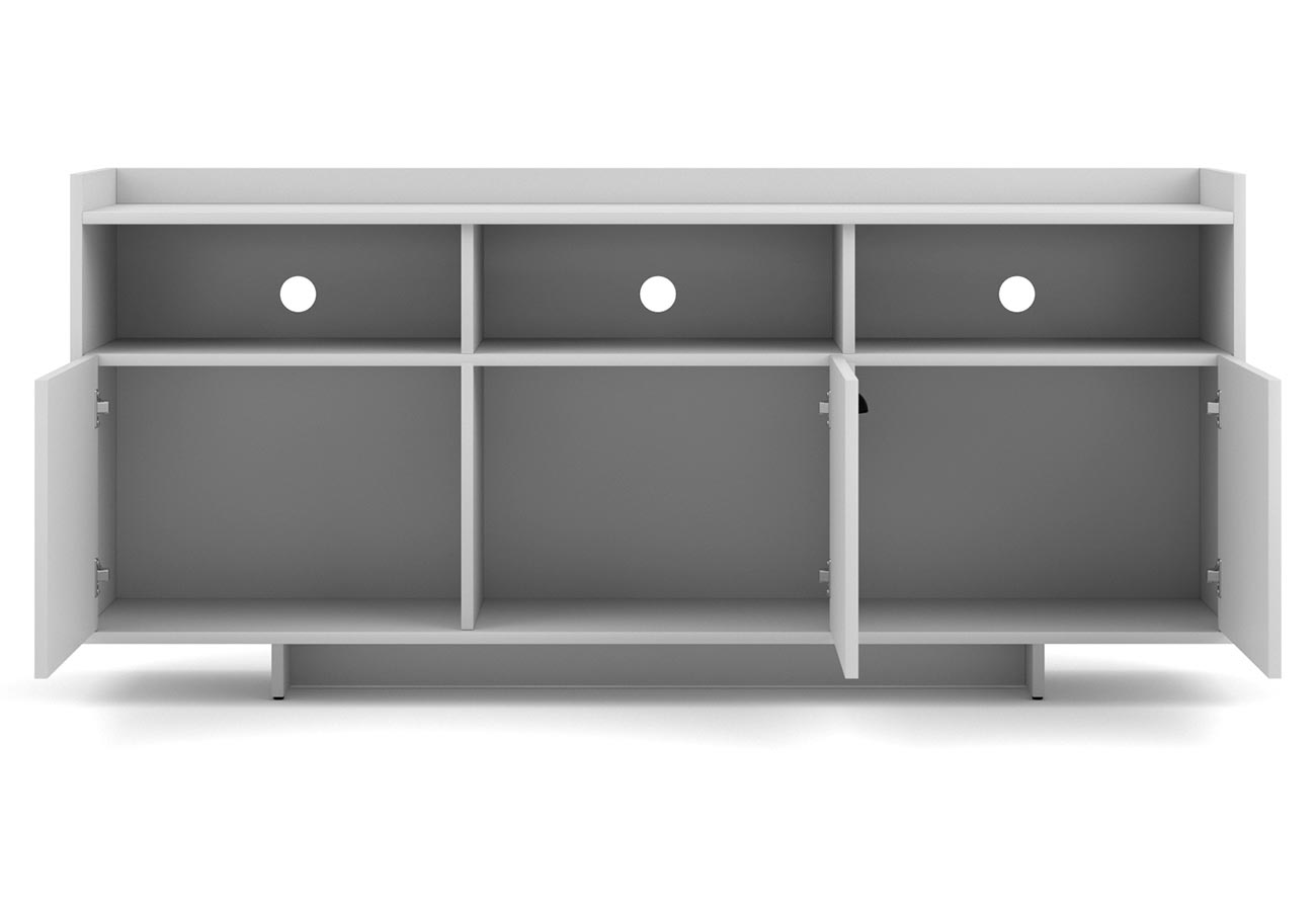Kaappi Rustic Valkoinen 155cm