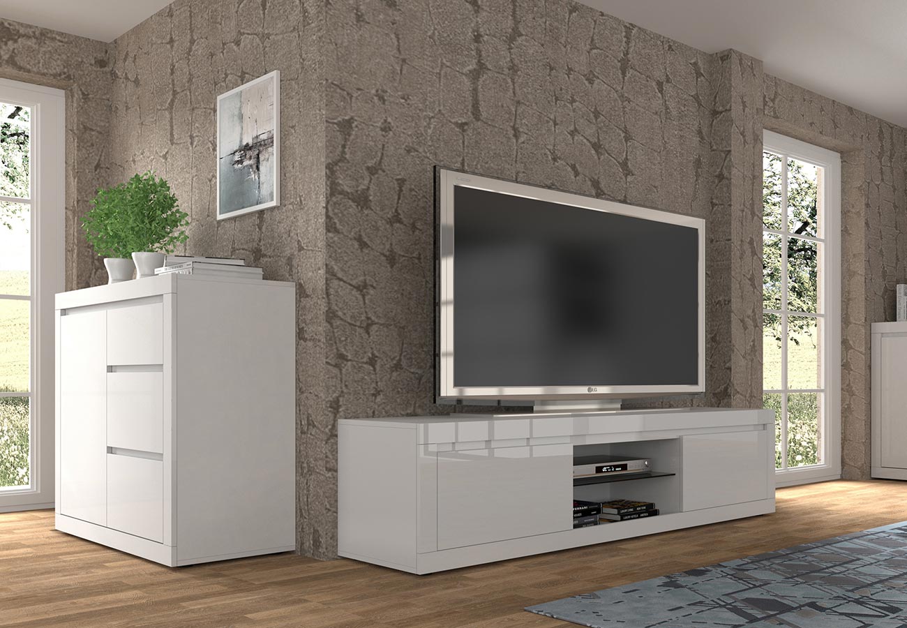 Lipasto Bianco 2 Valkoinen 105cm