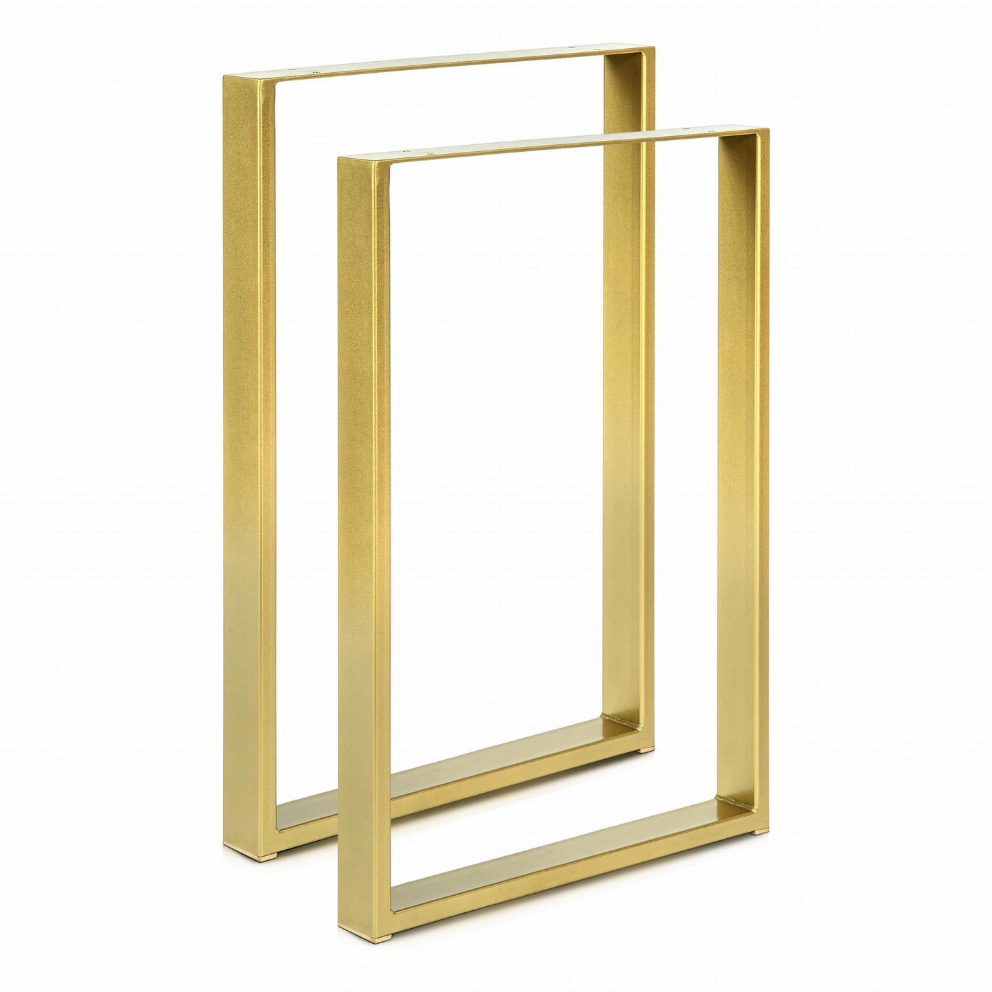 Kultainen metallinen pöydänjalka 40x20mm
