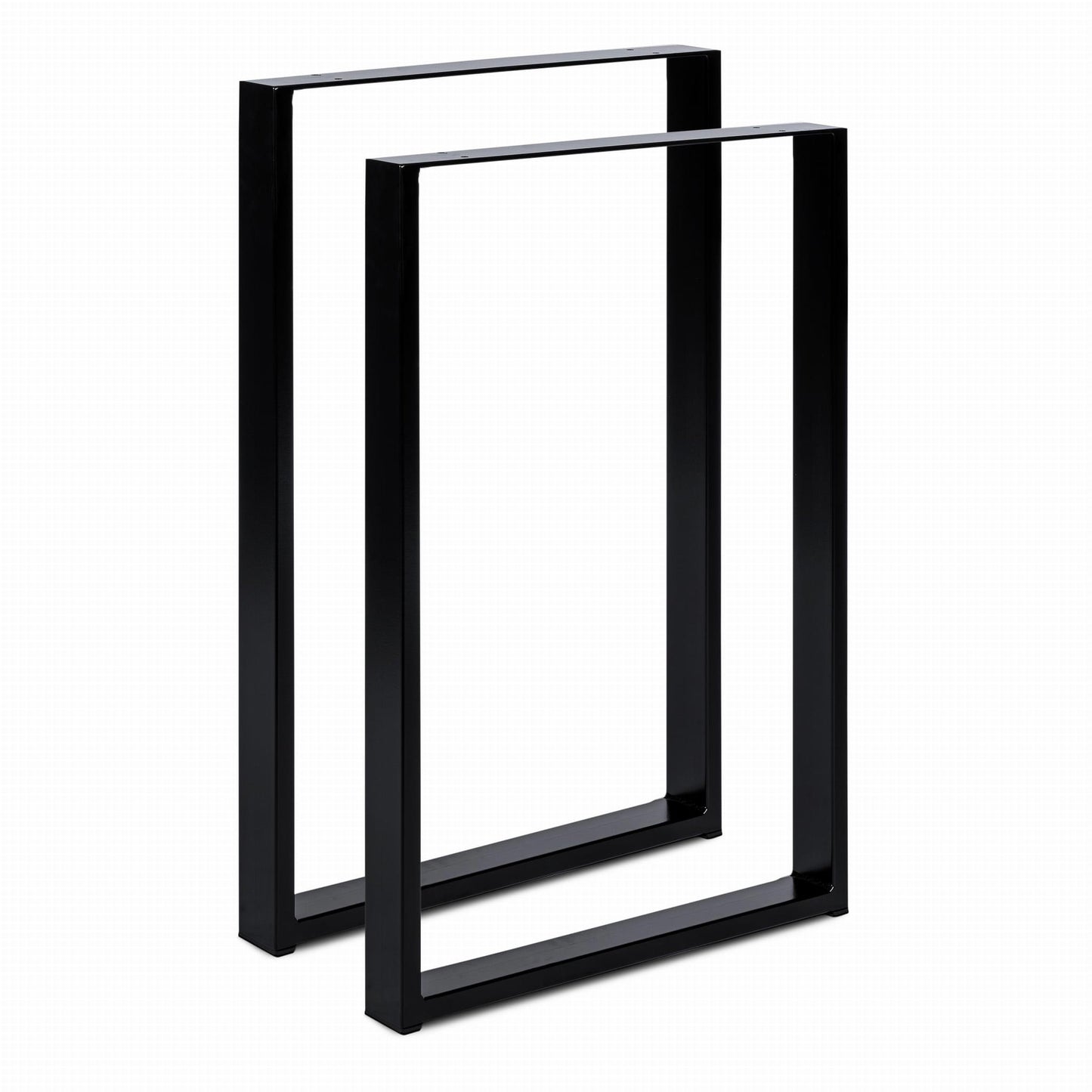 Musta metallinen pöydänjalka 40x20mm