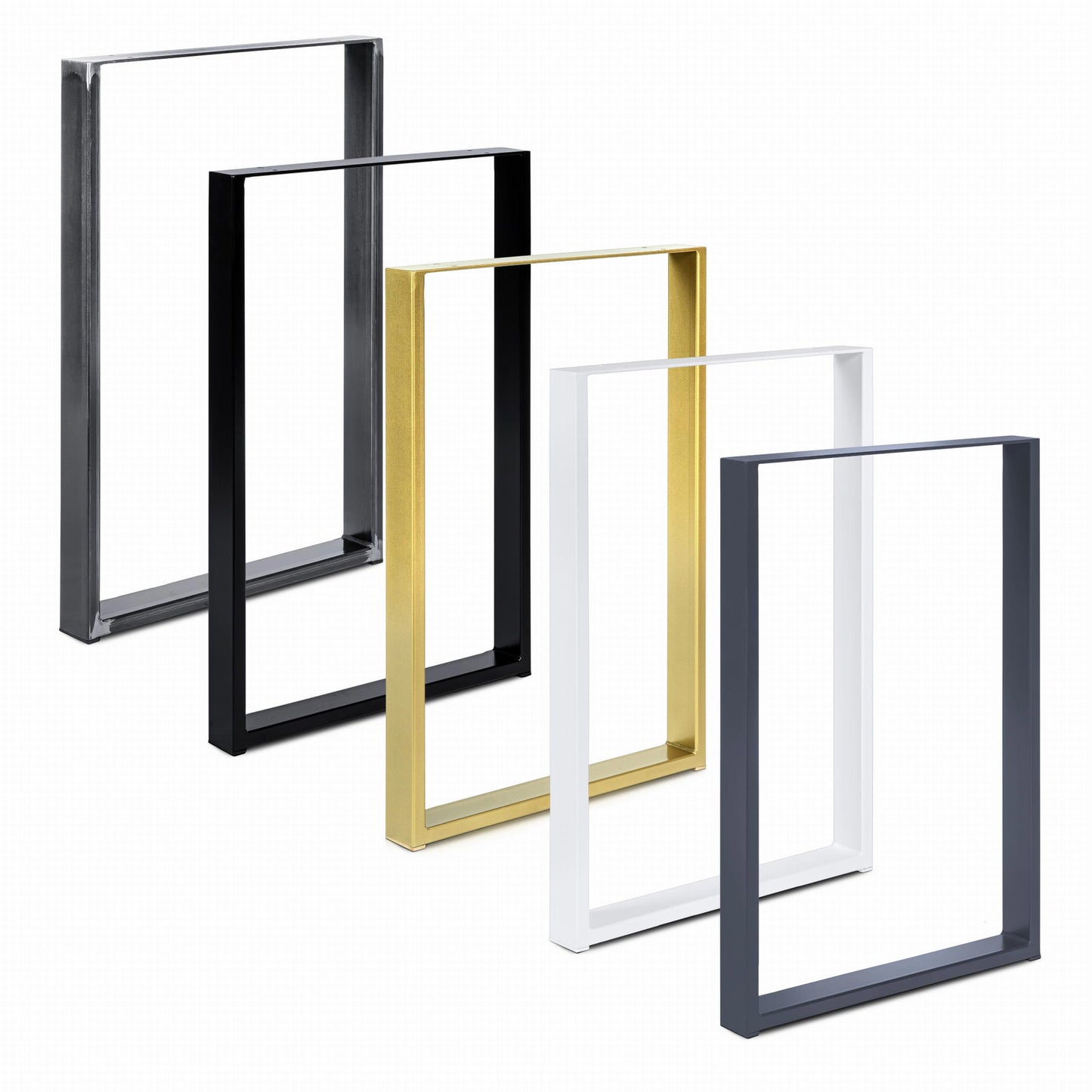 Metallinen Pöydänjalka 2kpl 40x20 Profiili