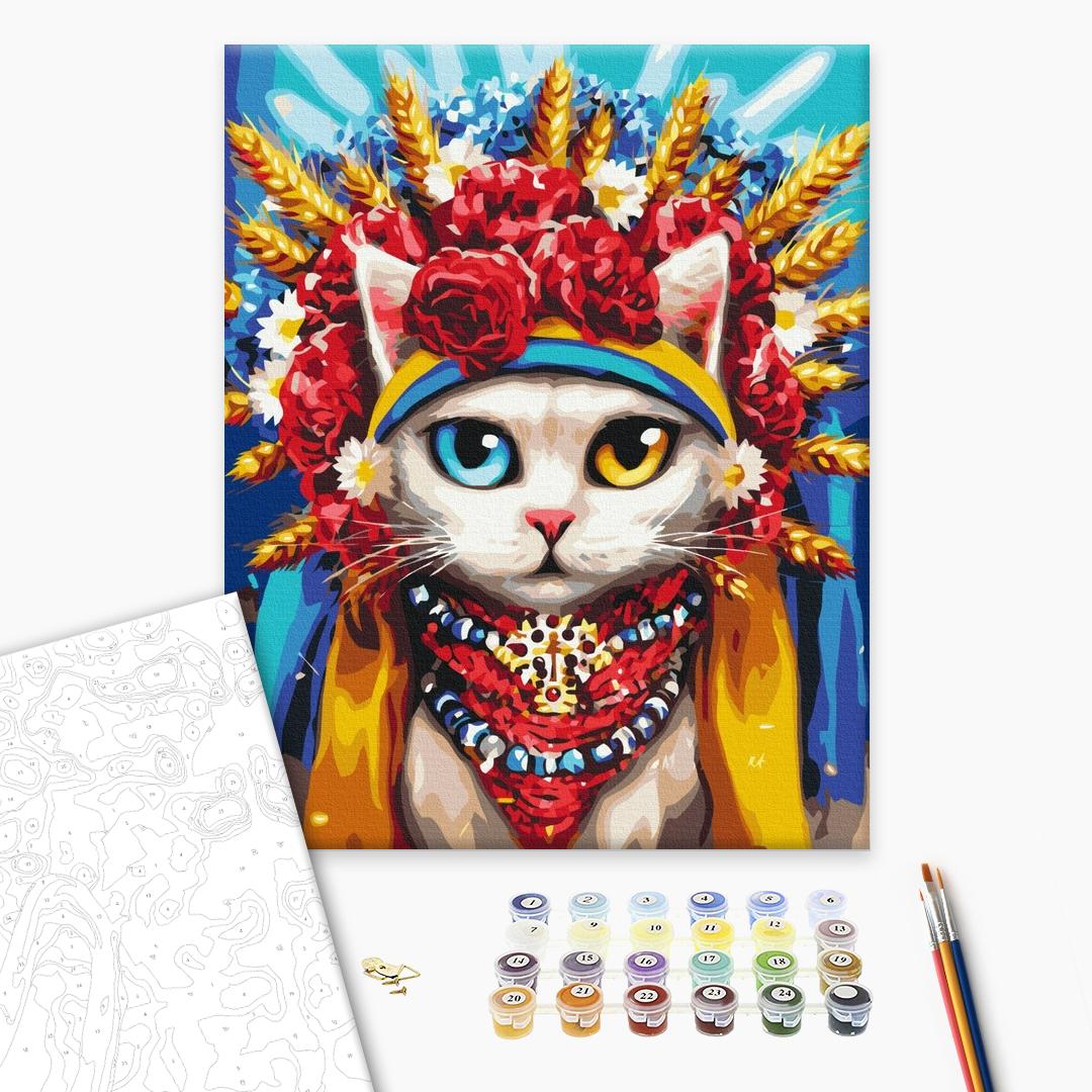 Paint By Numbers Ukrainalainen Kissa