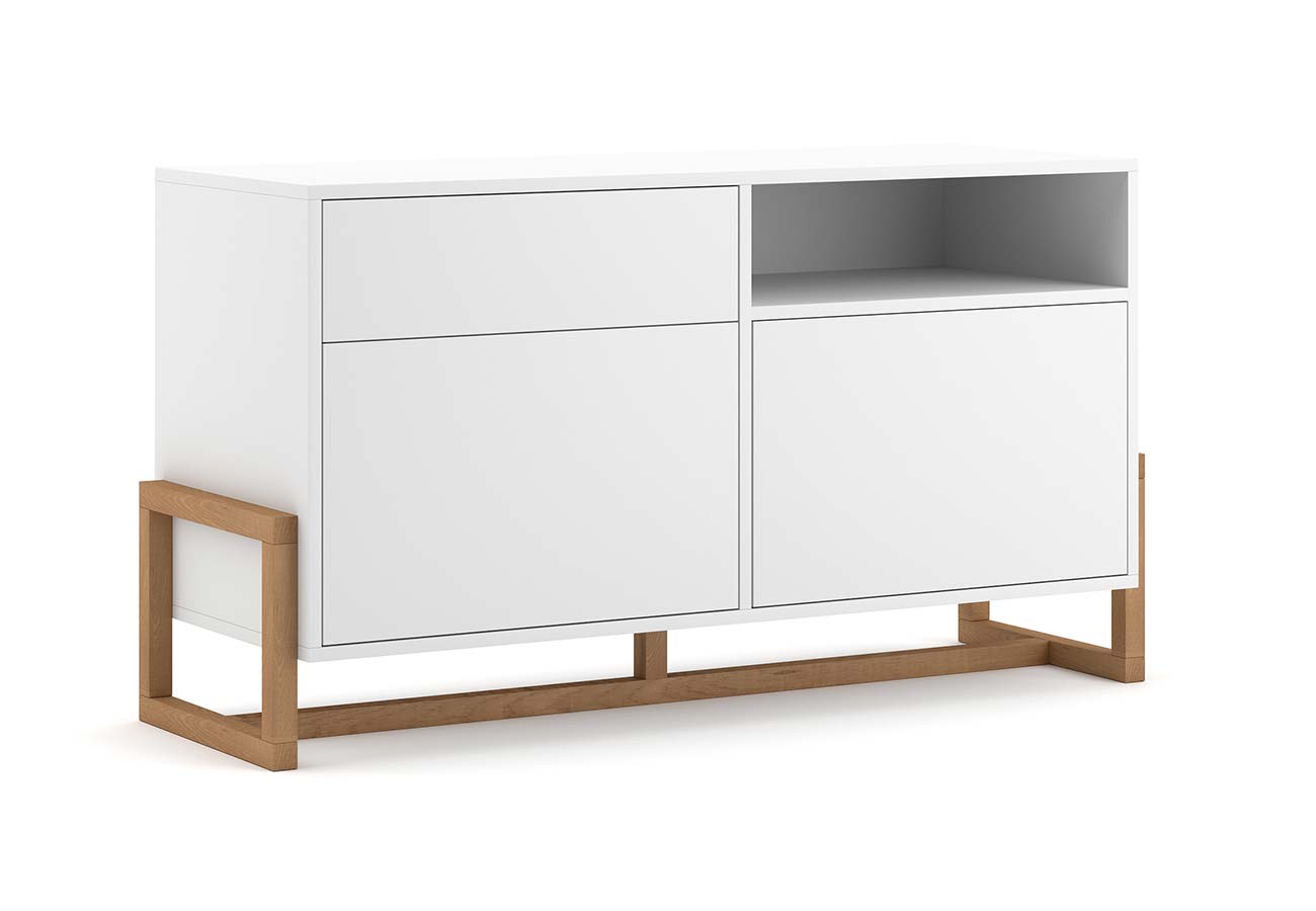 Senkki Siena Matta Valkoinen 119cm
