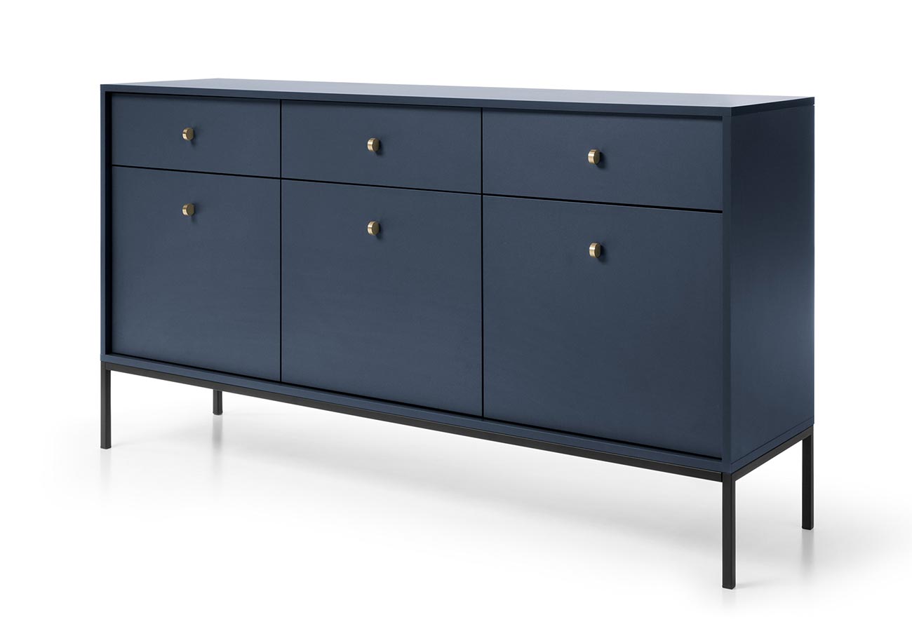 Sininen Lipasto Mona 153cm