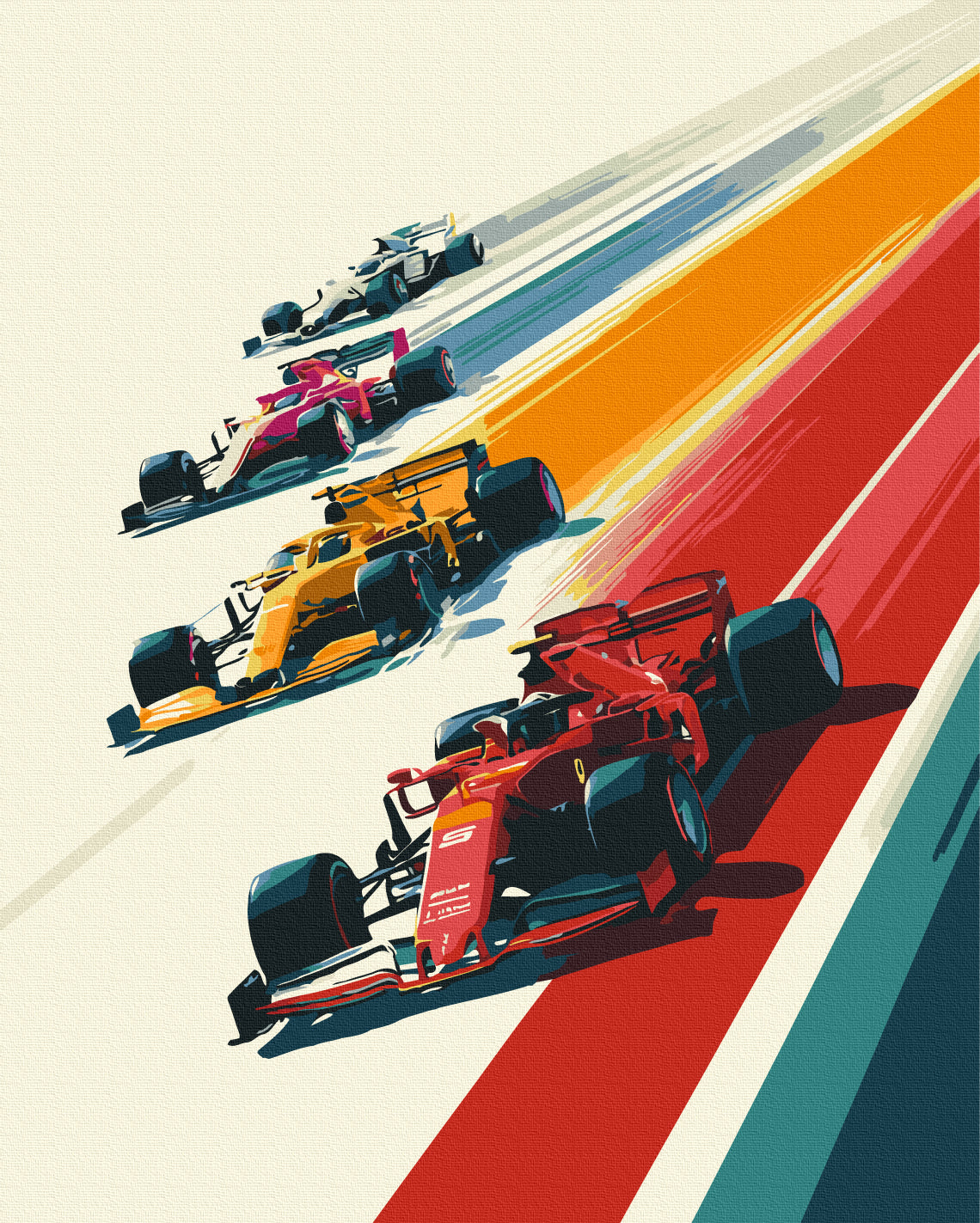 Maalaa numeroin Paint by numbers The pursuit of victory