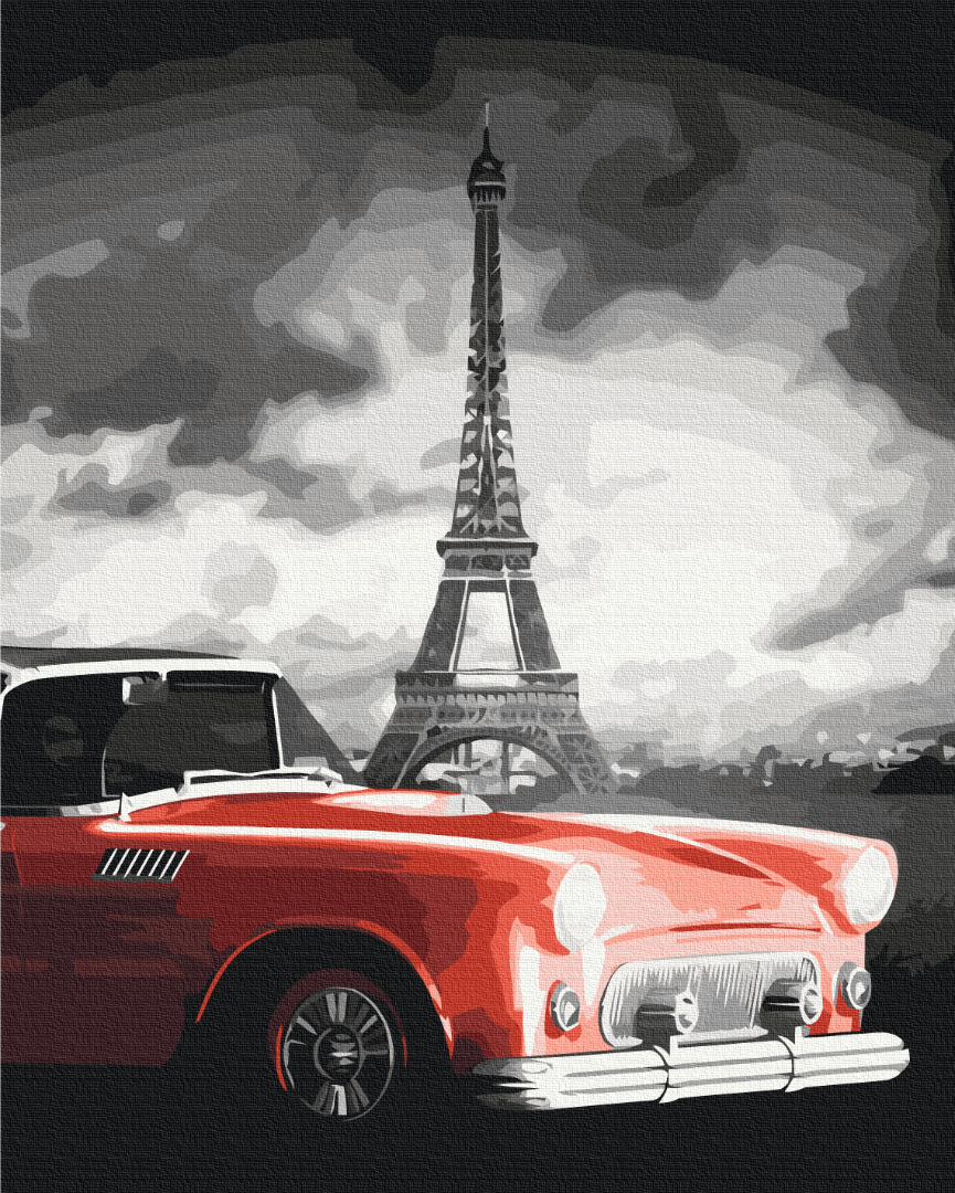 Maalaa numeroin Paint by numbers French classic