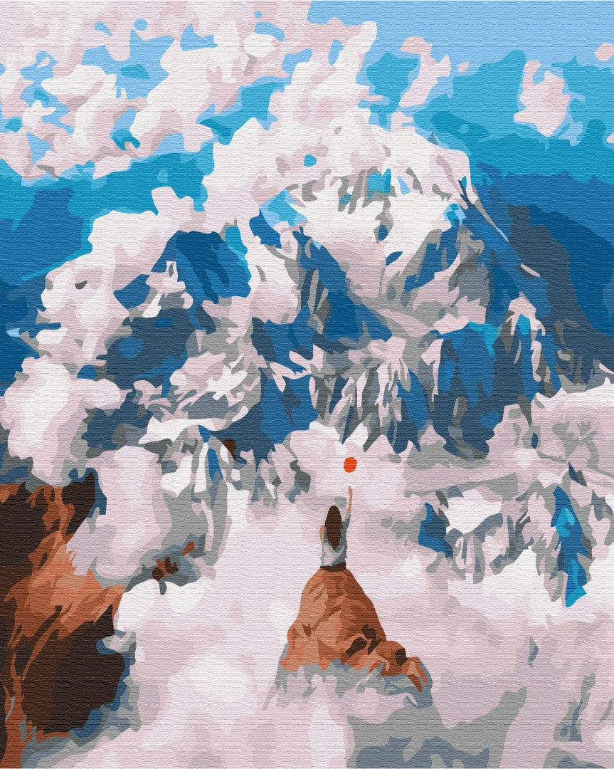 Maalaa numeroin Paint by numbers On top of the world