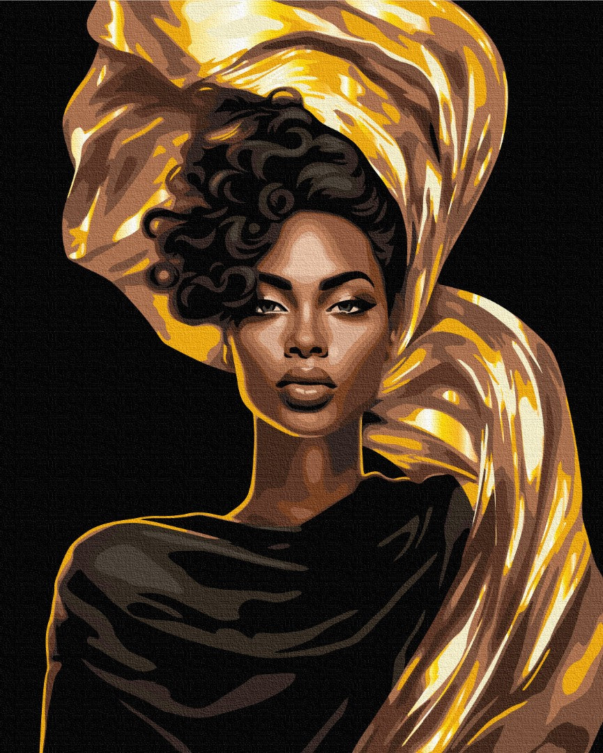 Maalaa numeroin Paint by numbers Golden drama