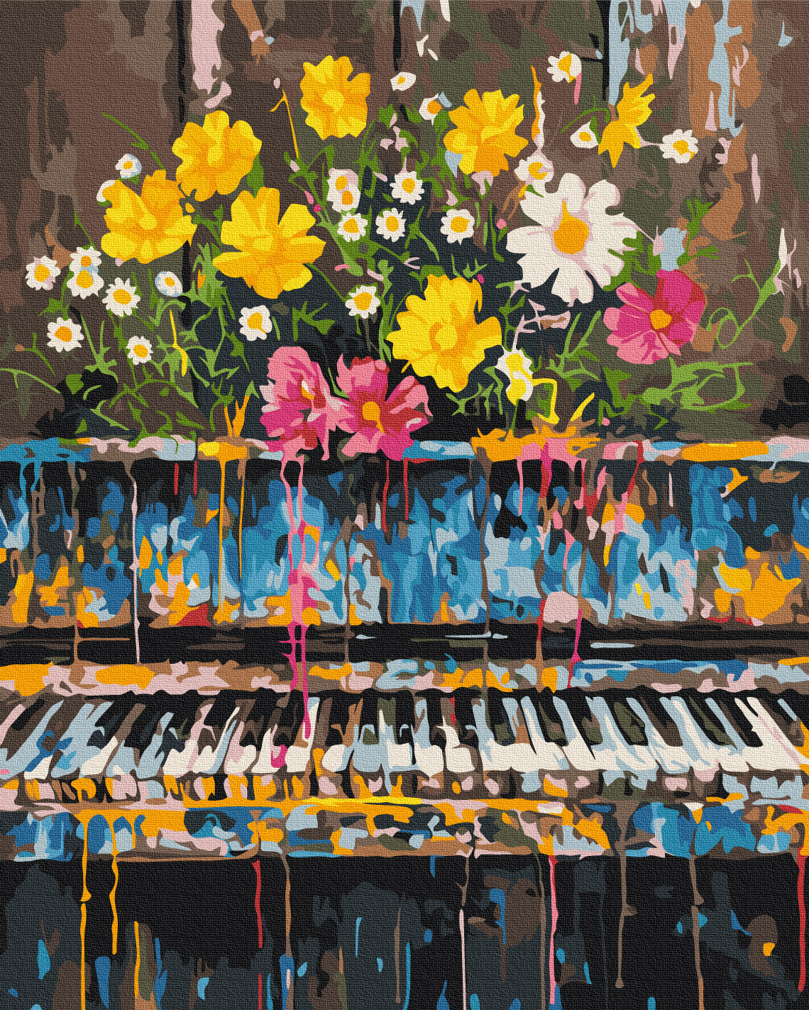 Maalaa numeroin Paint by numbers Expression of music