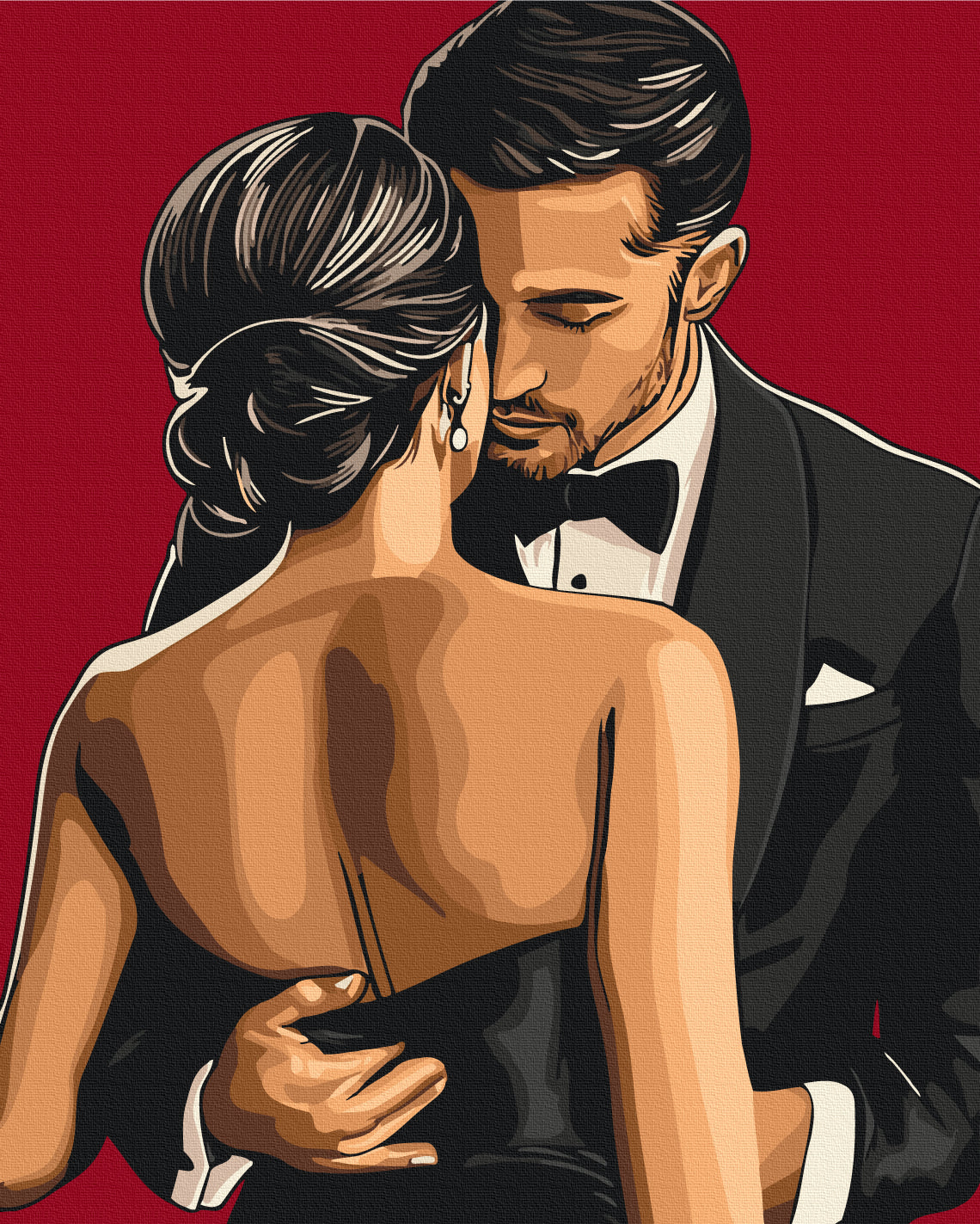 Maalaa numeroin Paint by numbers The dance of temptation