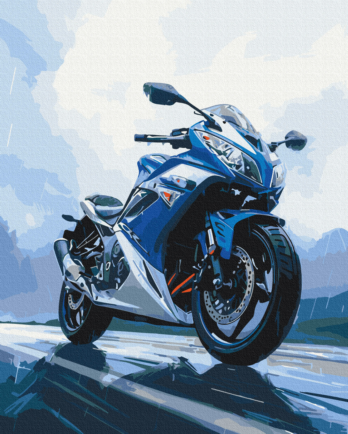 Maalaa numeroin Paint by numbers Freedom on Wheels