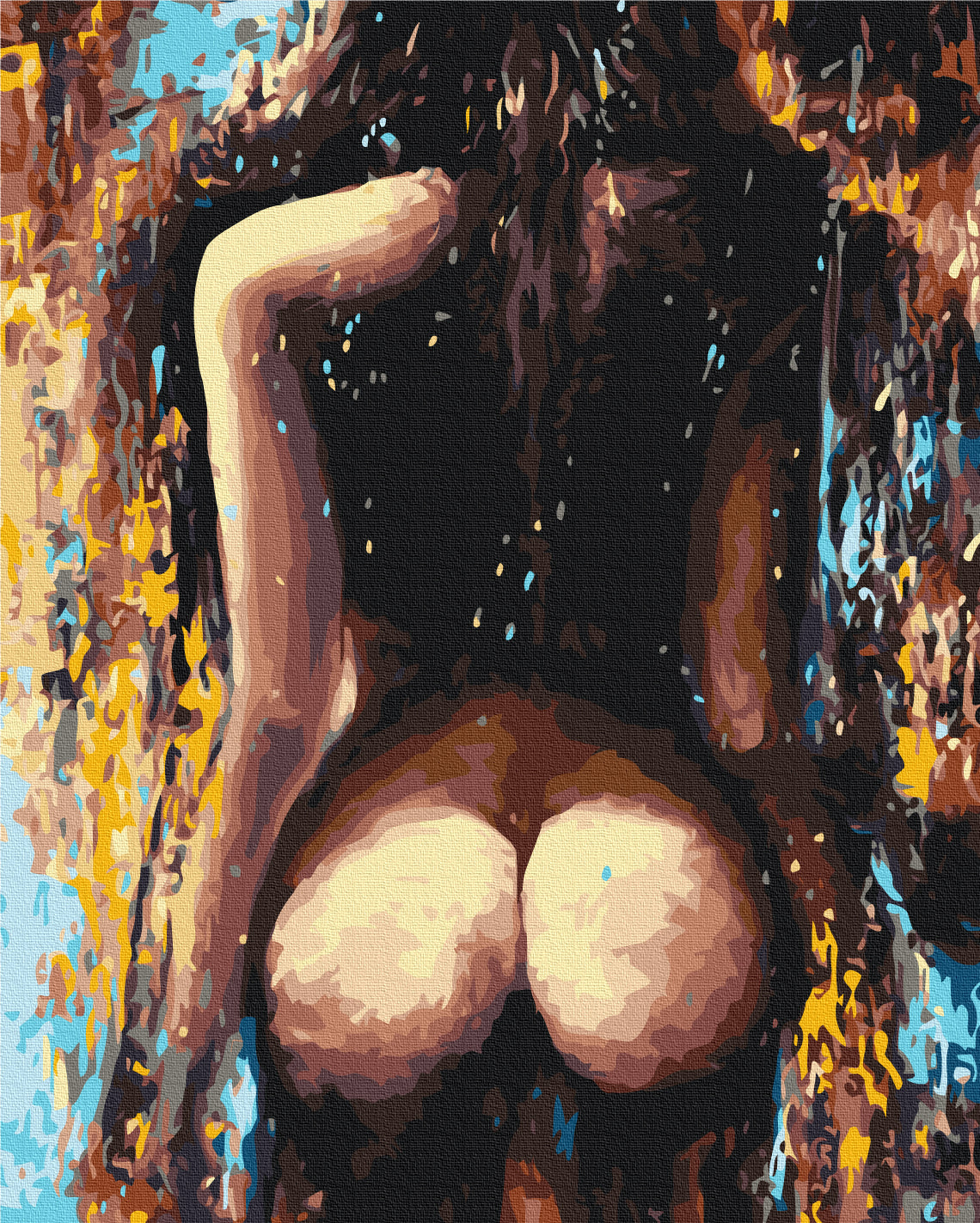 Maalaa numeroin Paint by numbers Seductive outlines