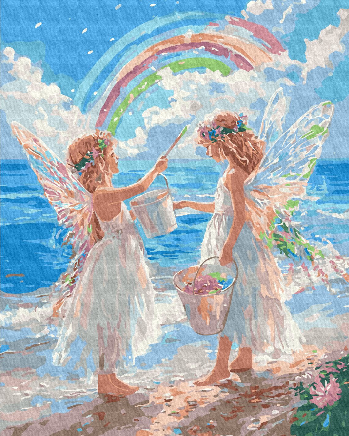 Maalaa numeroin Paint by numbers Fairies
