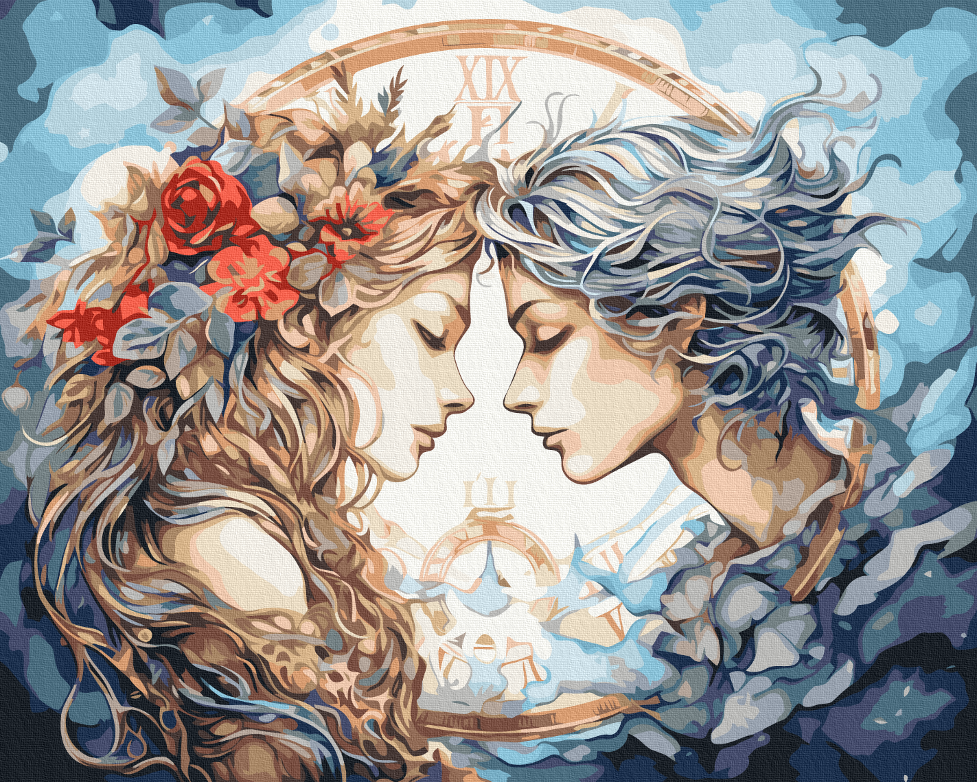 Maalaa numeroin Paint by numbers Love is timeless
