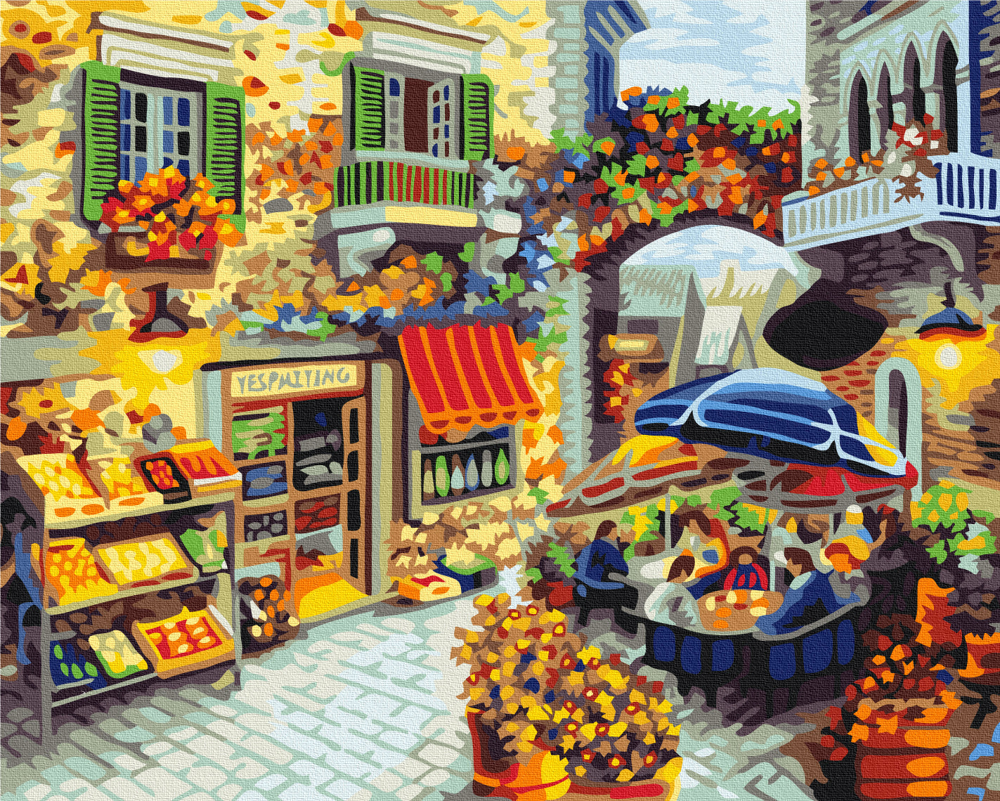 Maalaa numeroin Paint by numbers Home Restaurant