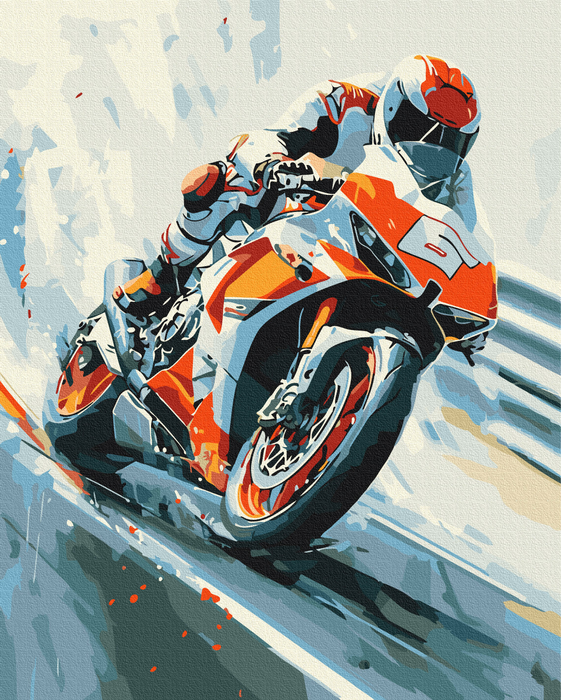 Maalaa numeroin Paint by numbers Power of the Moment