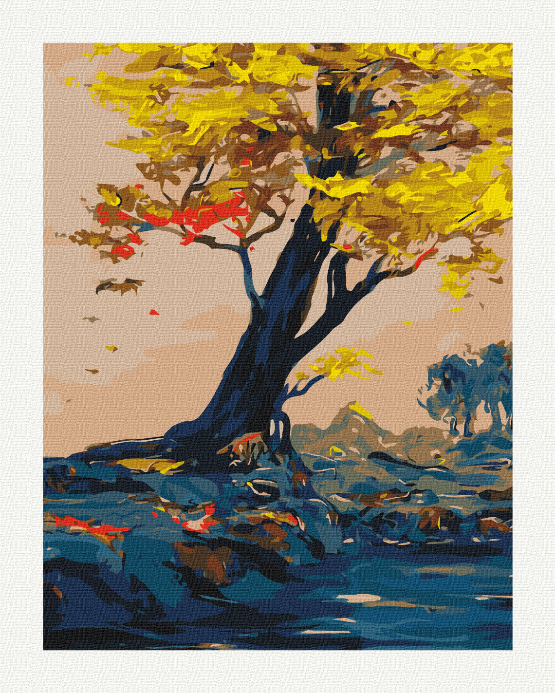Maalaa numeroin Paint by numbers Picturesque tranquility © Bona