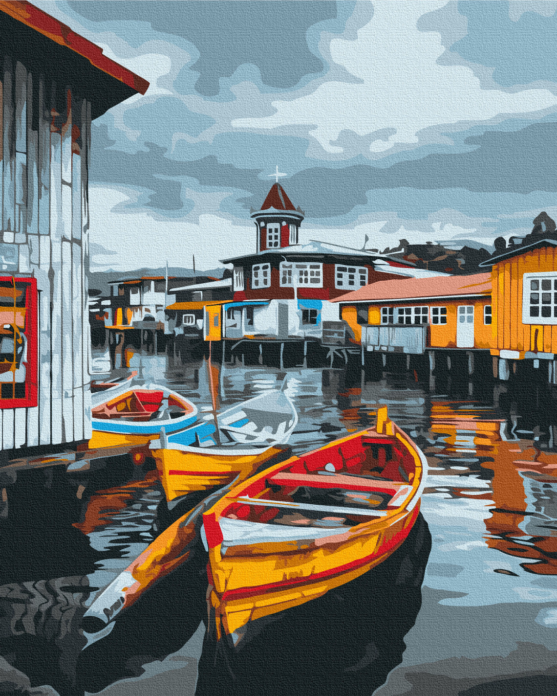 Maalaa numeroin Paint by numbers Safe harbor