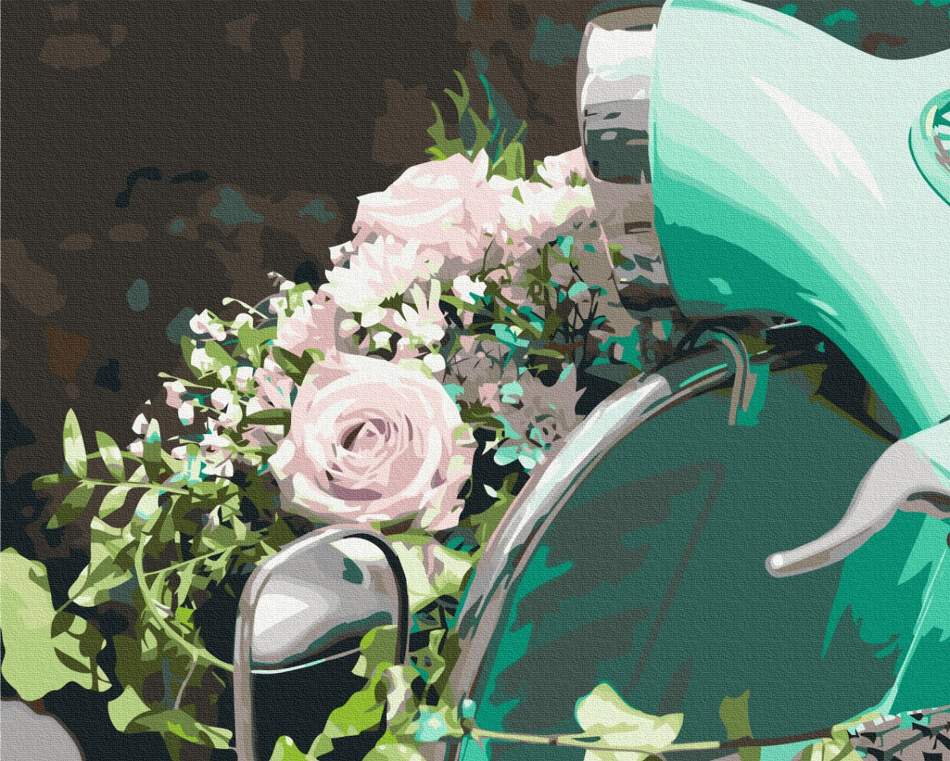 Maalaa numeroin Paint by numbers Flower ride