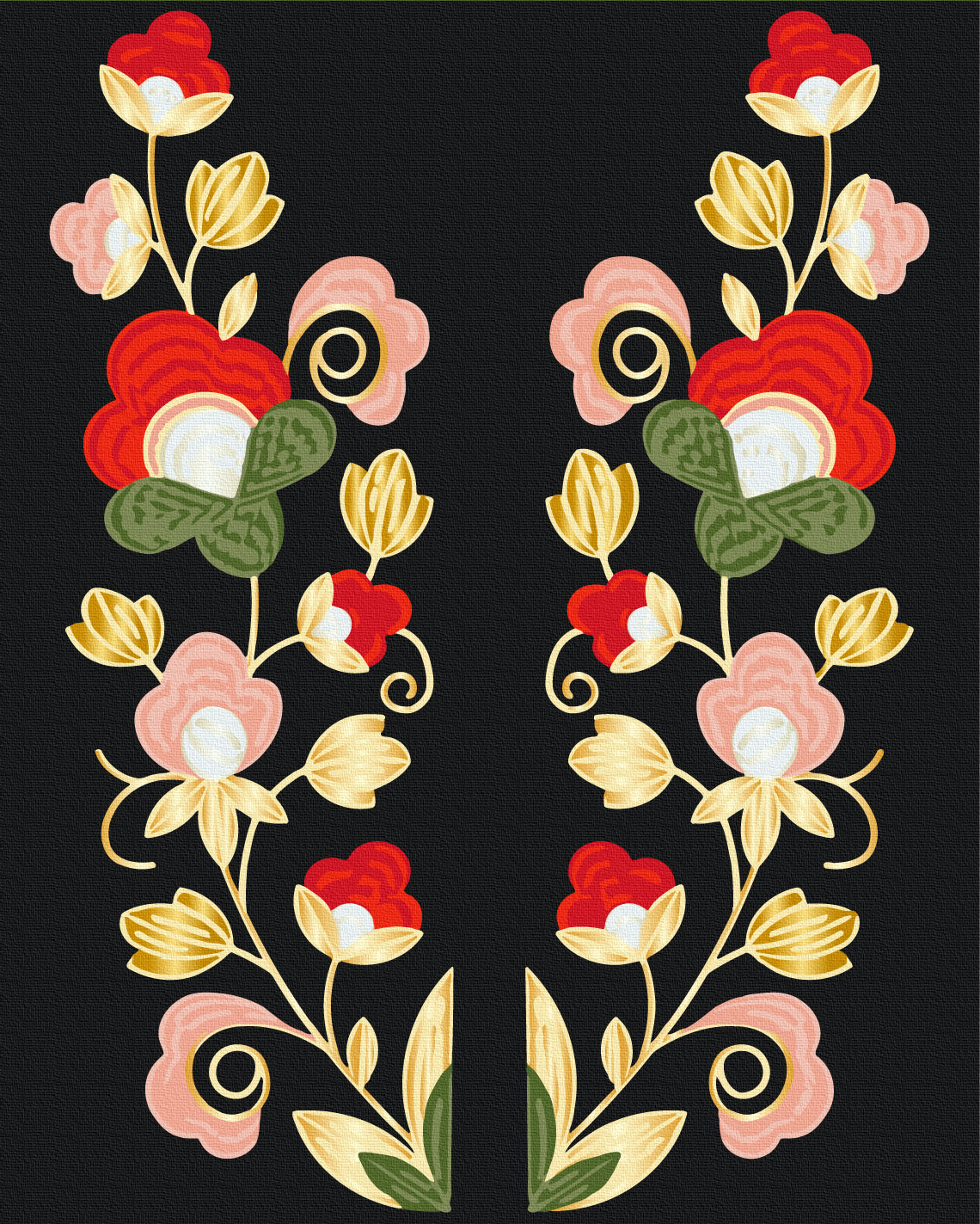 Maalaa numeroin Paint by numbers Flower symphony ©ptaha.in.ua
