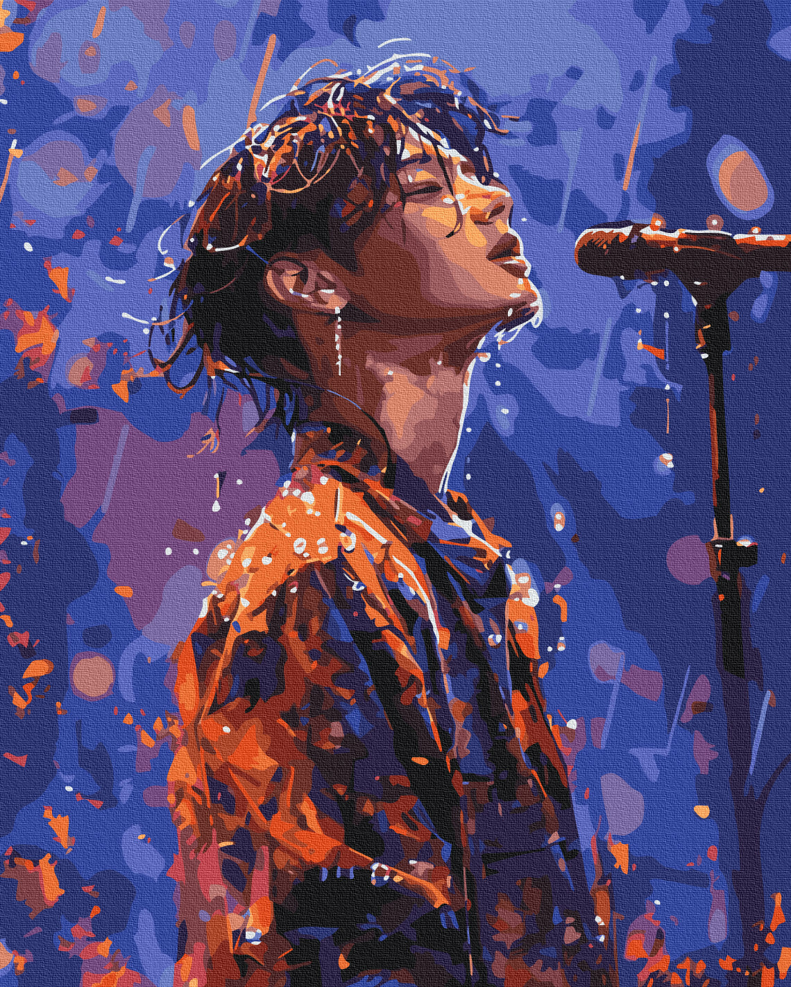 Maalaa numeroin Paint by numbers K-pop singer