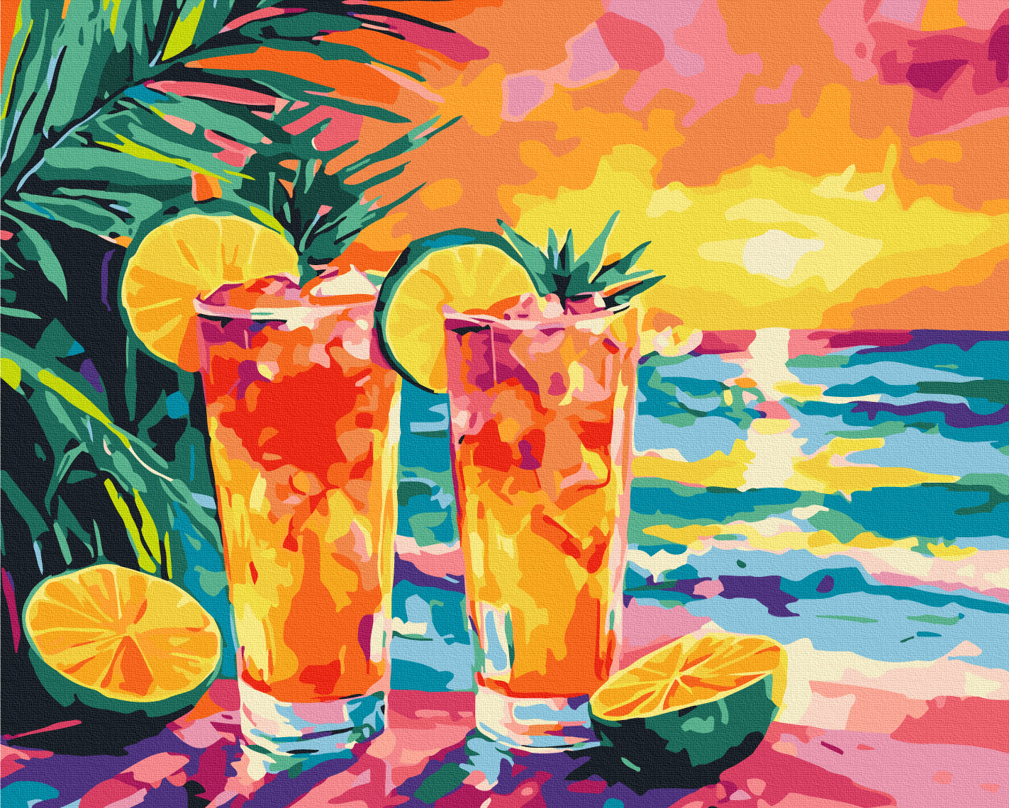 Maalaa numeroin Paint by numbers Taste of relaxation