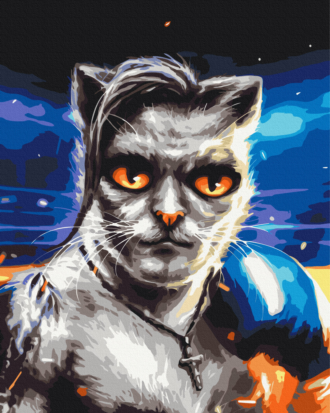 Maalaa numeroin Paint by numbers King of the ring© Marianna Pashchuk