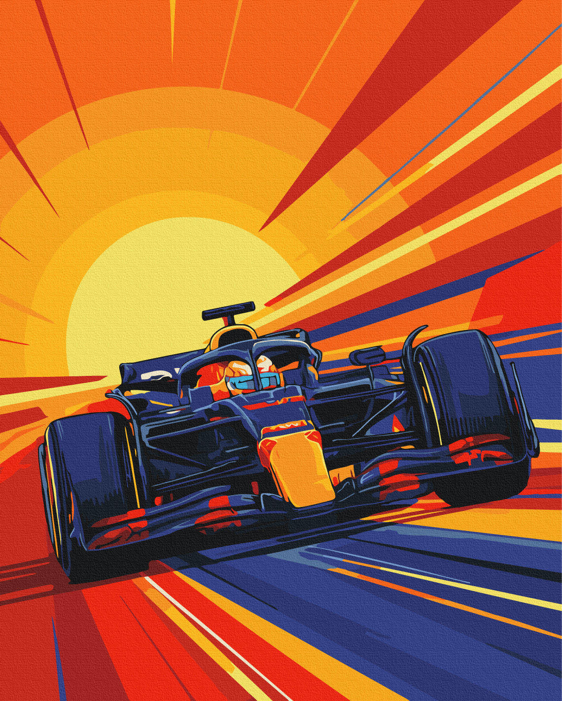 Maalaa numeroin Paint by numbers A resounding victory