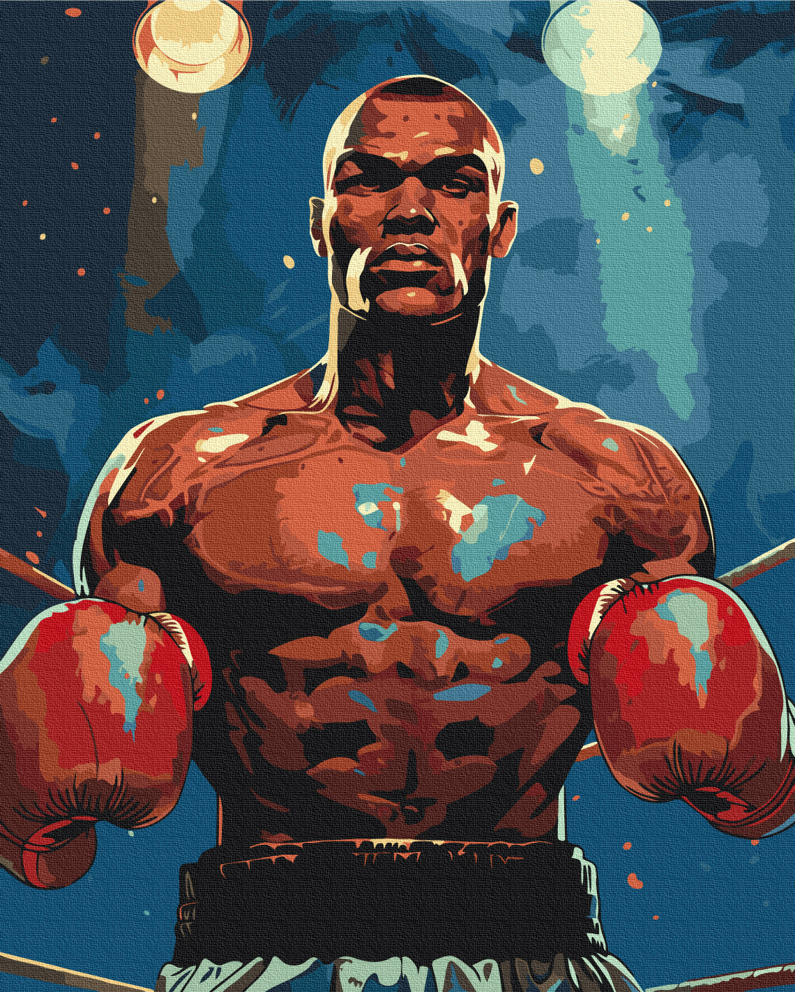 Maalaa numeroin Paint by numbers Boxer