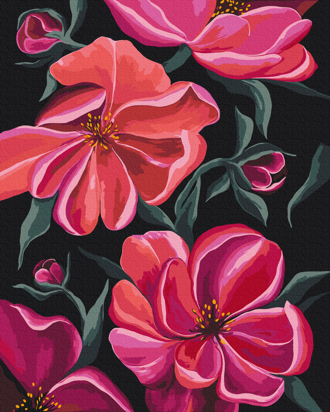 Maalaa numeroin Paint by numbers Colors of nature © LUNATART