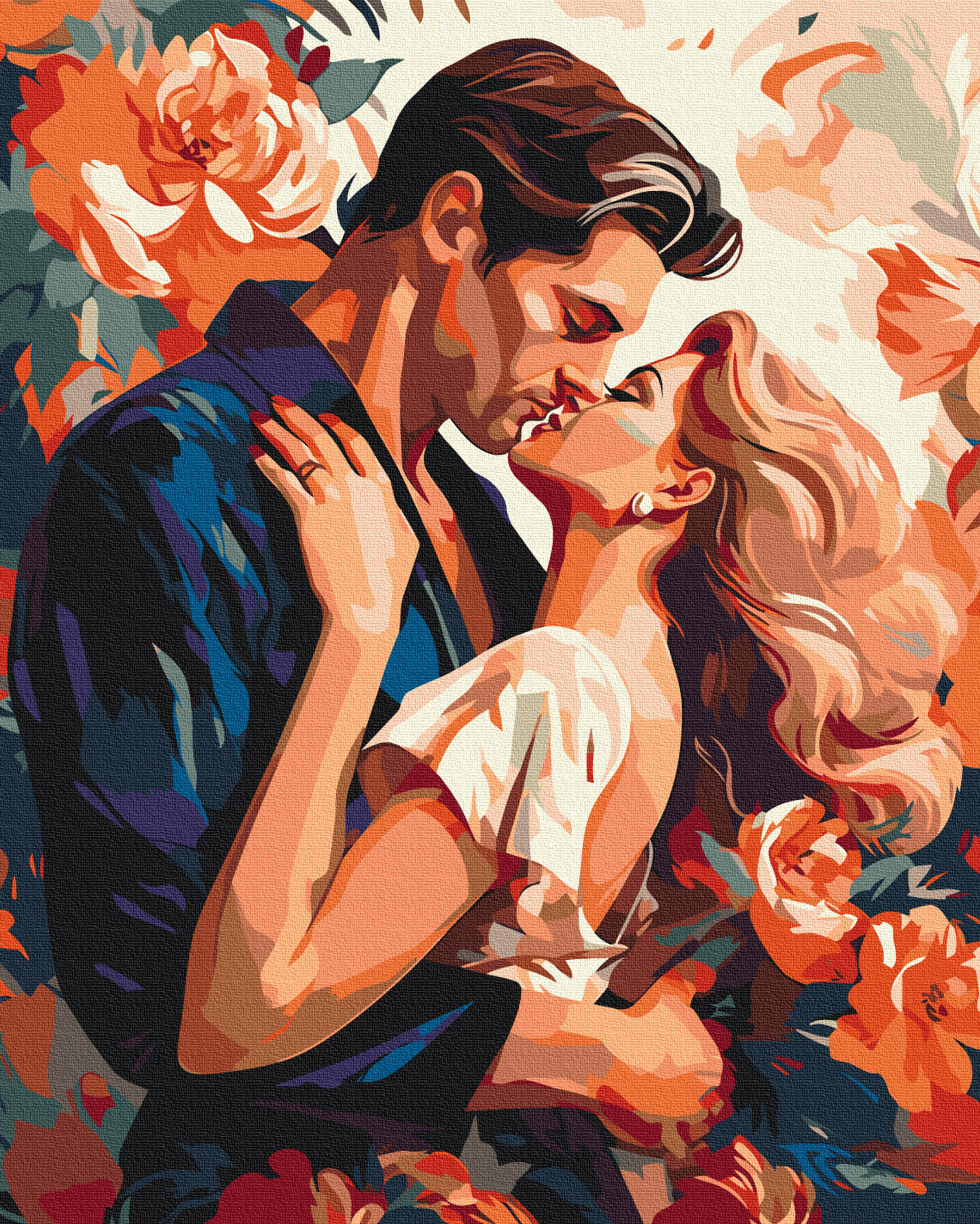 Maalaa numeroin Paint by numbers Lovers' Moment