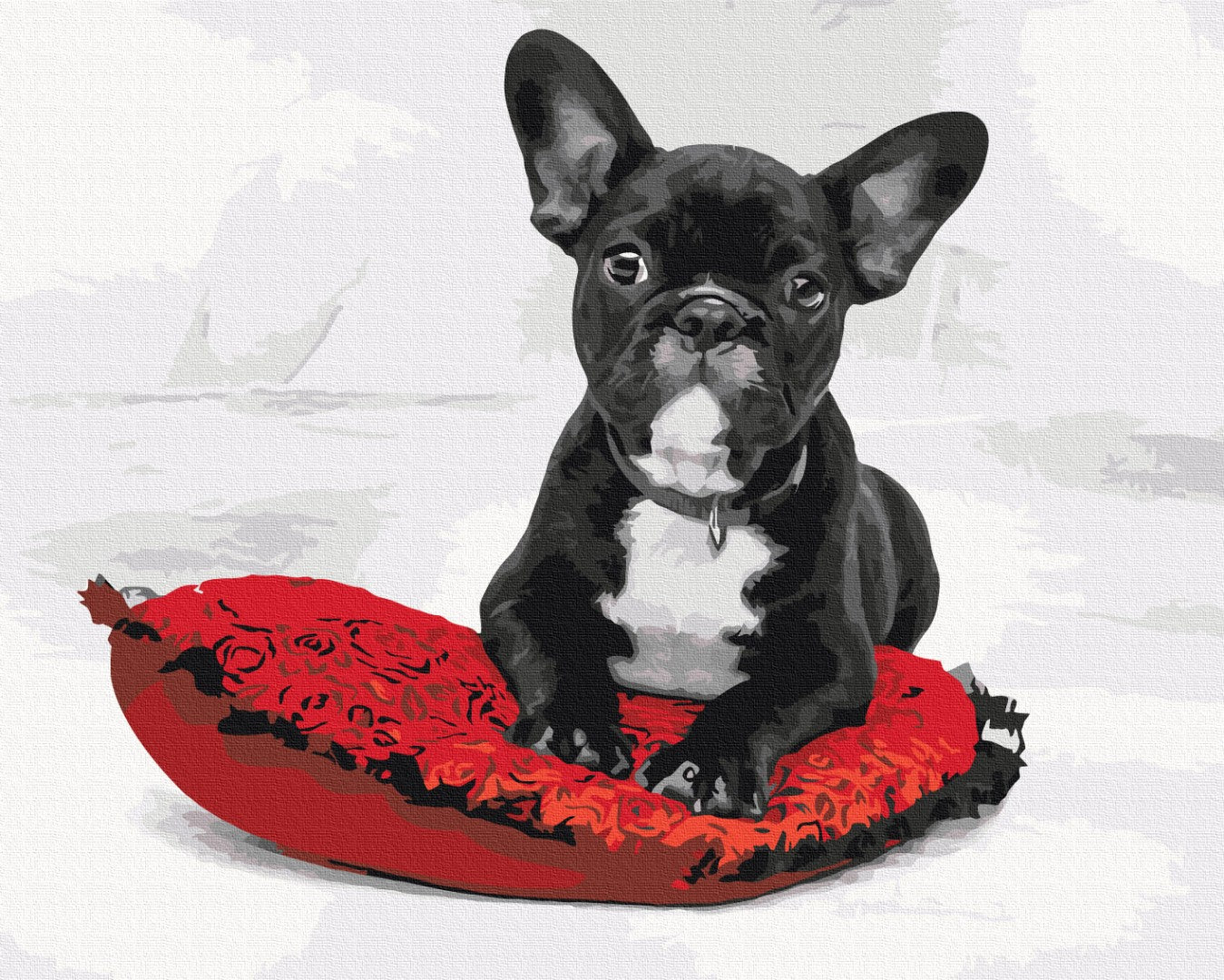 Maalaa numeroin Paint by numbers My favorite dog