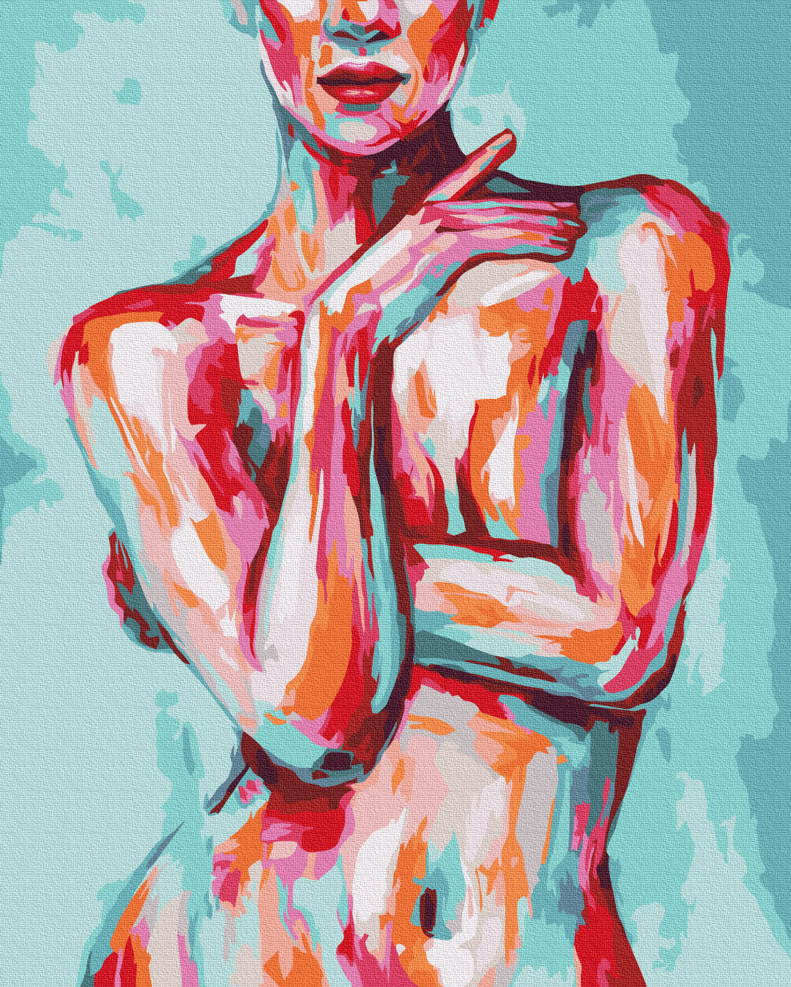 Maalaa numeroin Paint by numbers Naked elegance