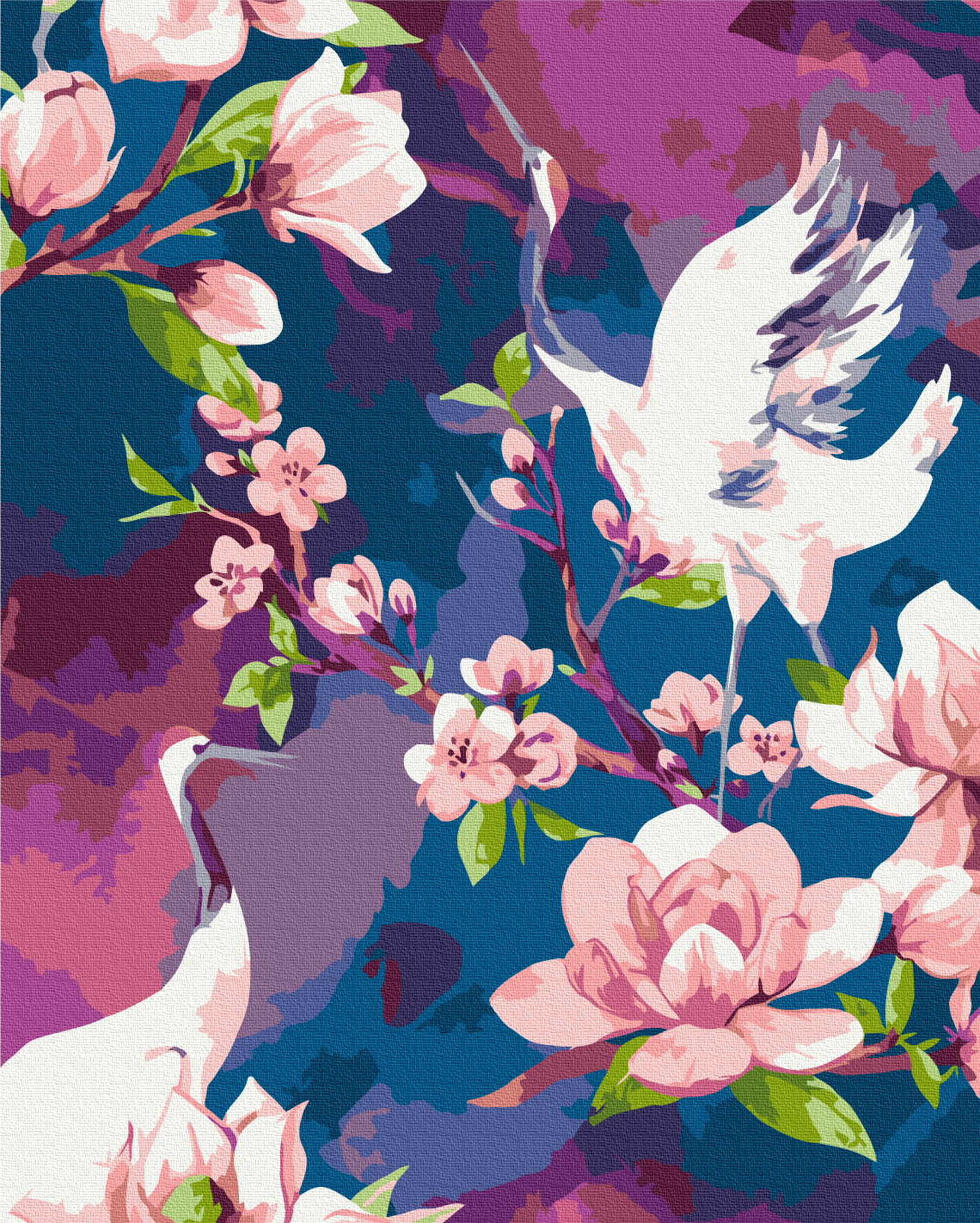 Maalaa numeroin Paint by numbers The song of the stork