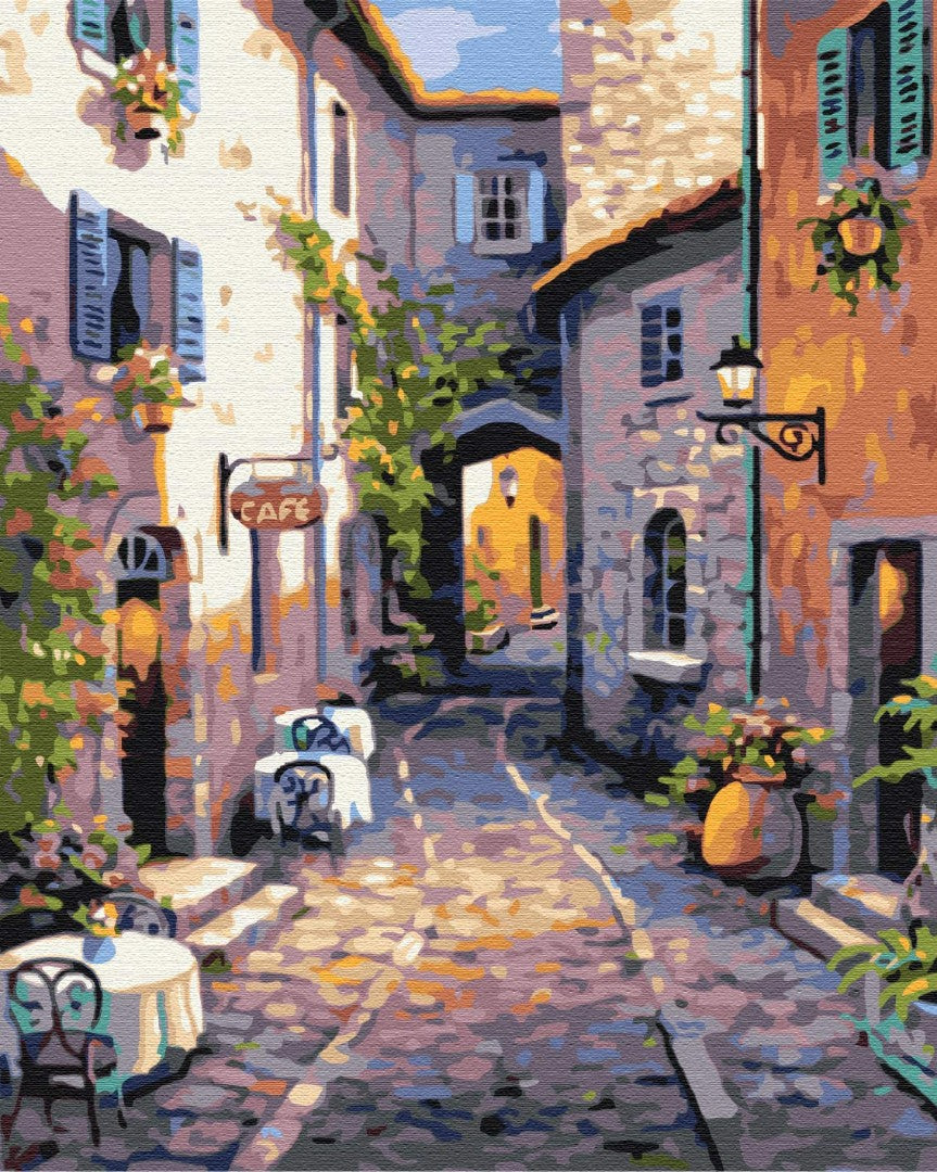 Maalaa numeroin Paint by numbers Quiet street