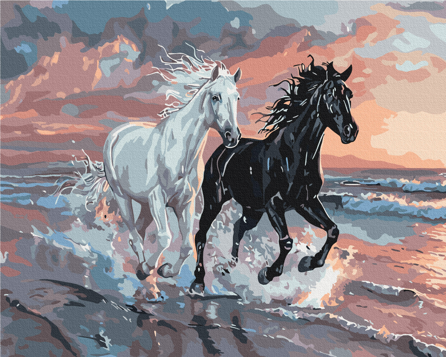 Maalaa numeroin Paint by numbers Duet of the Winds