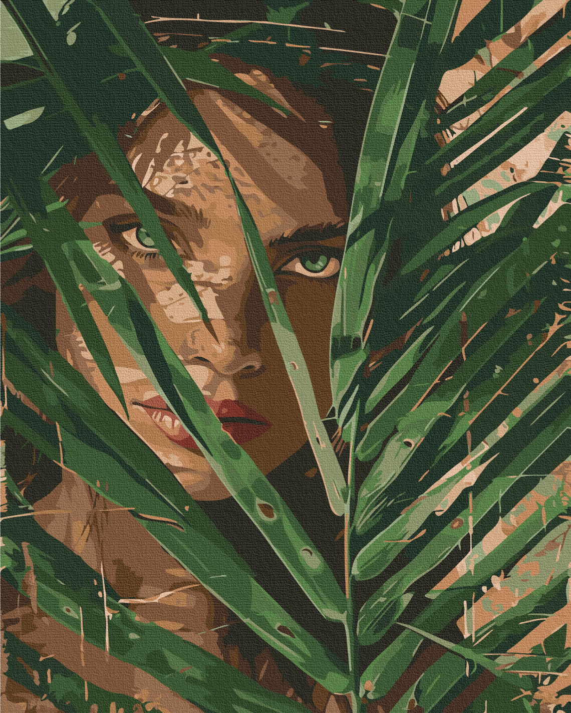 Maalaa numeroin Paint by numbers Nature's view