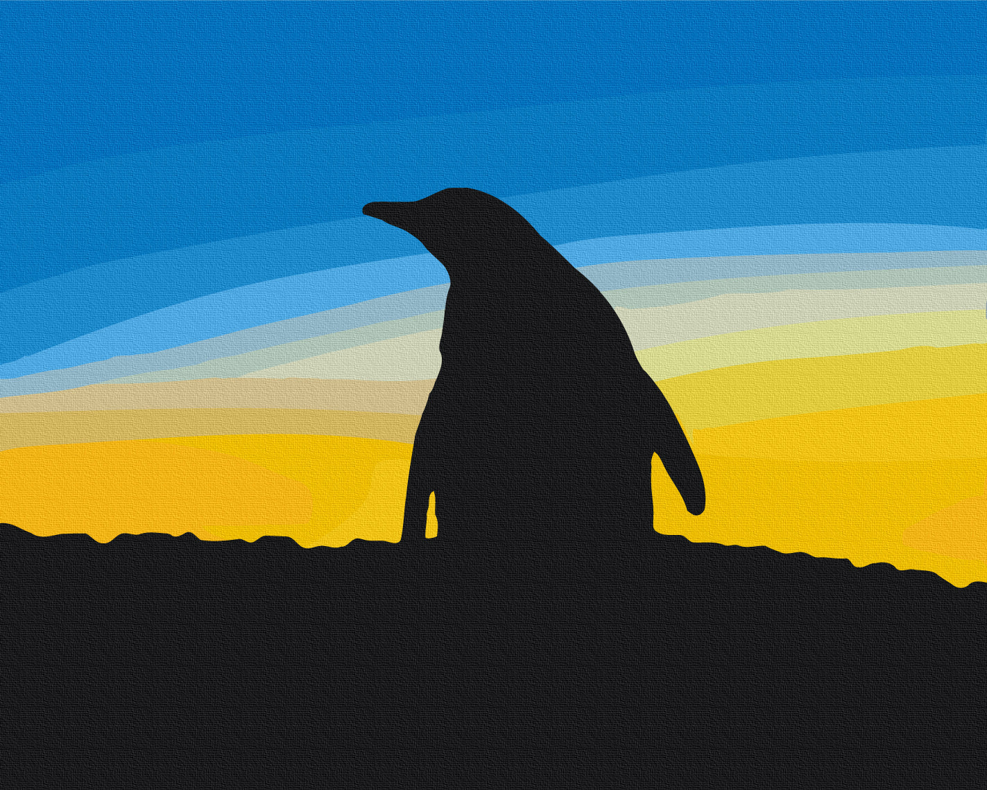 Maalaa numeroin Paint by numbers Blue-yellow sky of the Antarctic © Serhiy Glotov