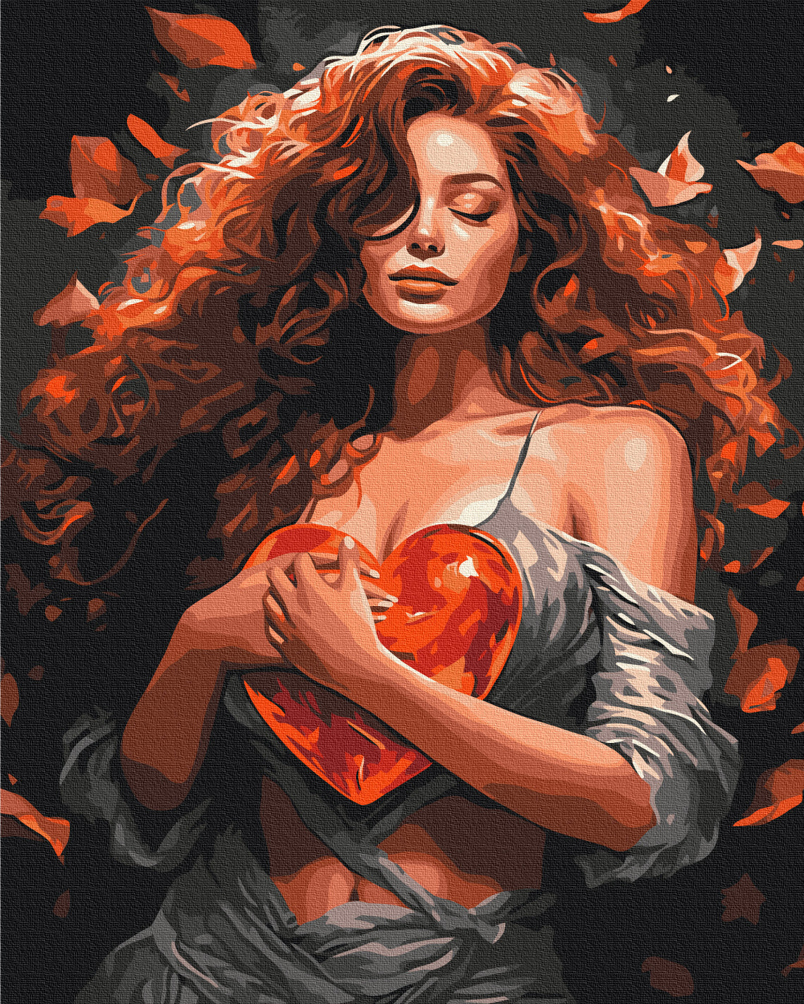 Maalaa numeroin Paint by numbers Guardian of Love