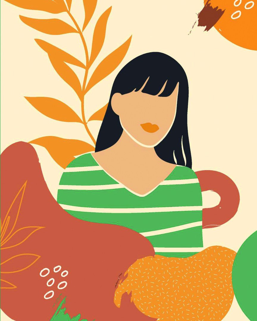 Maalaa numeroin Paint by numbers Triptych Summer Style 3