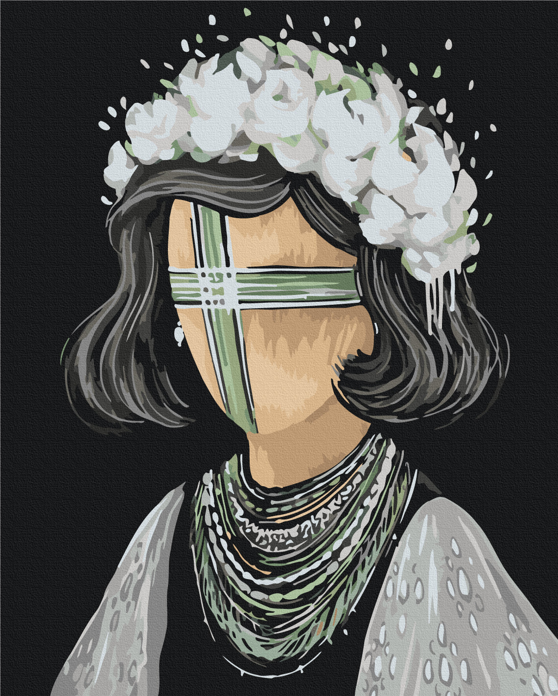Maalaa numeroin Paint by numbers Wedding © Yulia Angeliuk