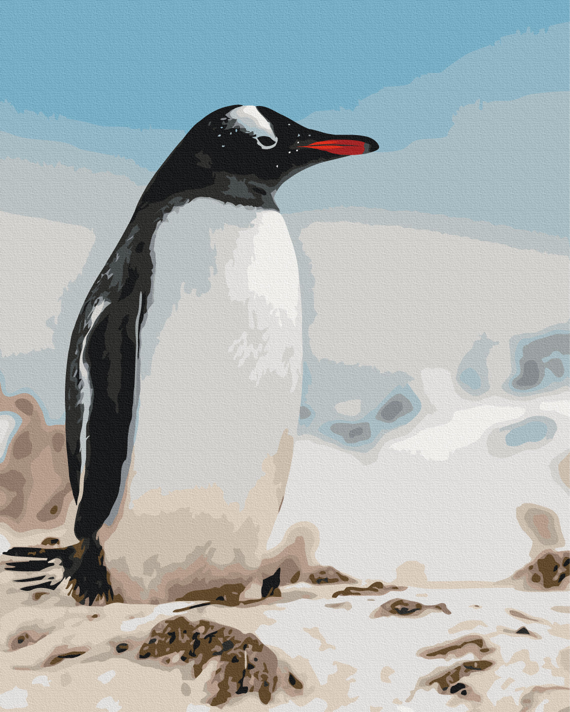 Maalaa numeroin Paint by numbers The main neighbor of Ukrainian polar explorers © Serhiy Glotov
