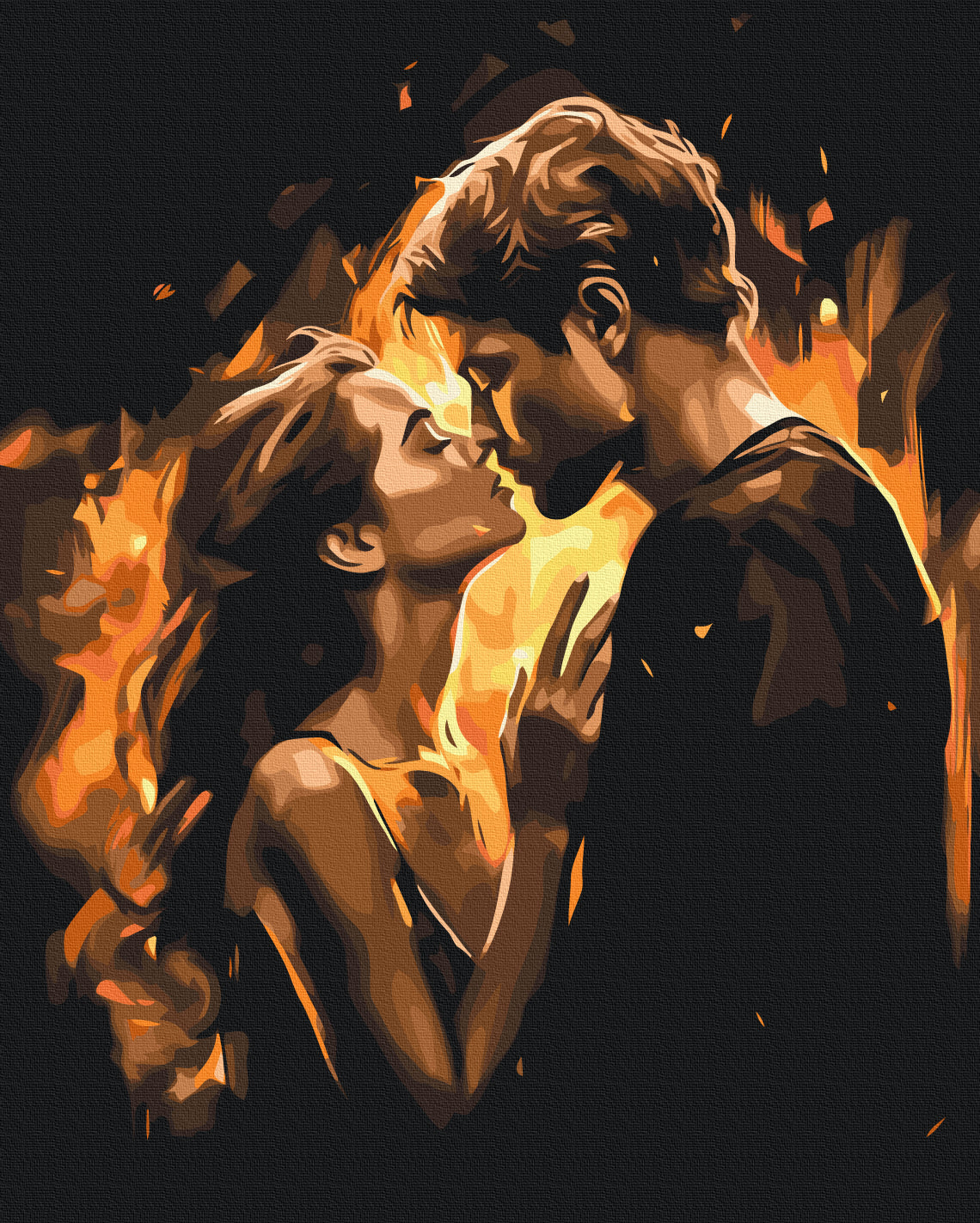 Maalaa numeroin Paint by numbers Flame of Love