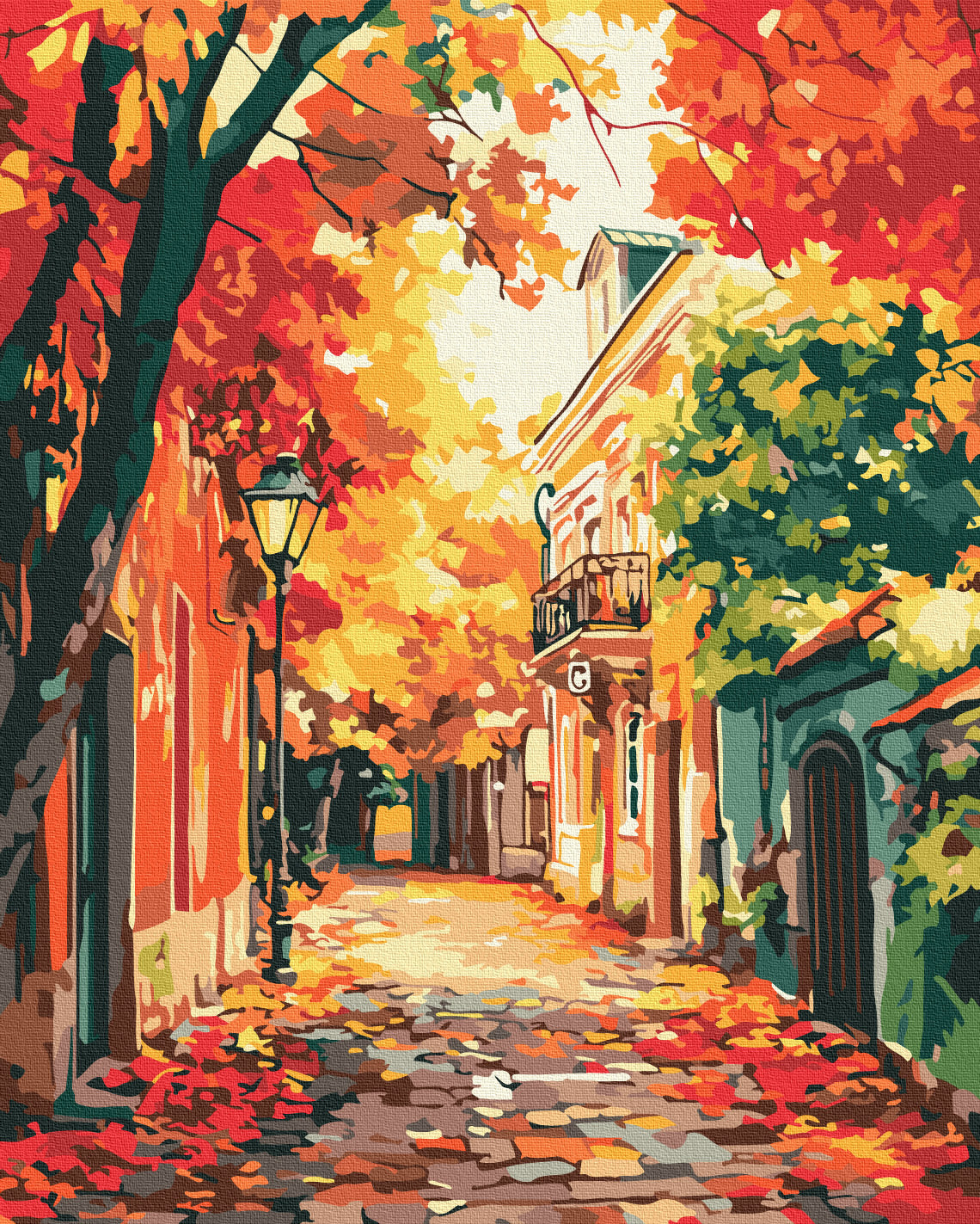Maalaa numeroin Paint by numbers November colors